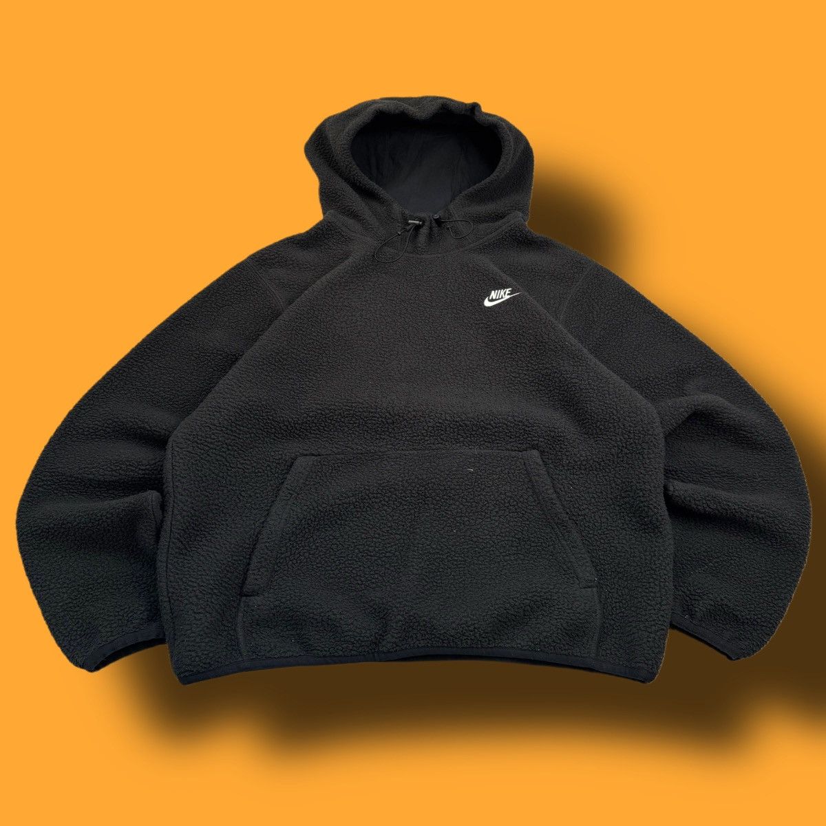 Nike × Vintage NIKE AIR MAX TEDDY VINTAGE CENTER LOGO OVERSIZE BOXY HOODIE Size US M / EU 48-50 / 2 - 3 Thumbnail