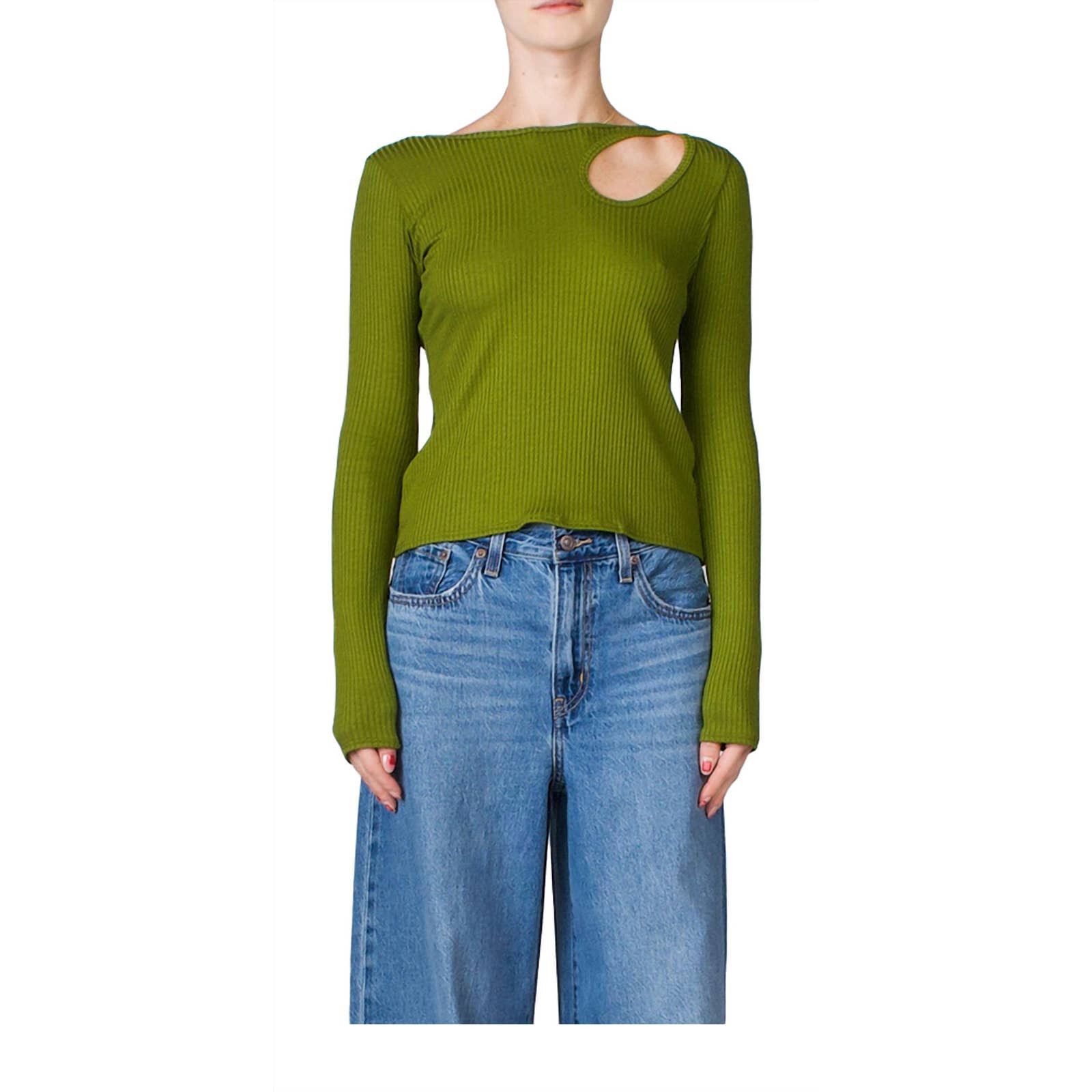 Simon Miller Space Top In Earth Green | Grailed