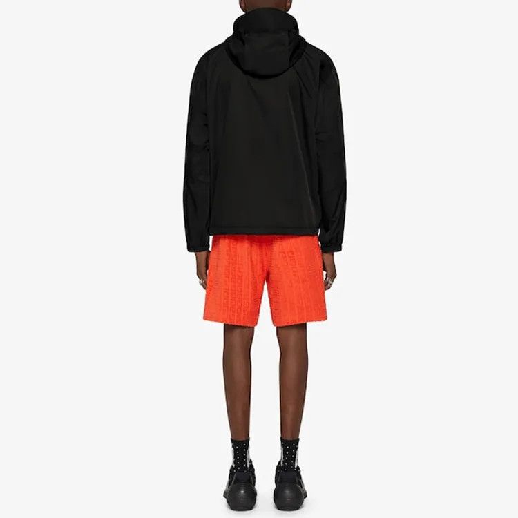 Givenchy o1srvl11e0625 Logo Printed Windbreaker Jacket in Black Size US L / EU 52-54 / 3 - 4 Thumbnail