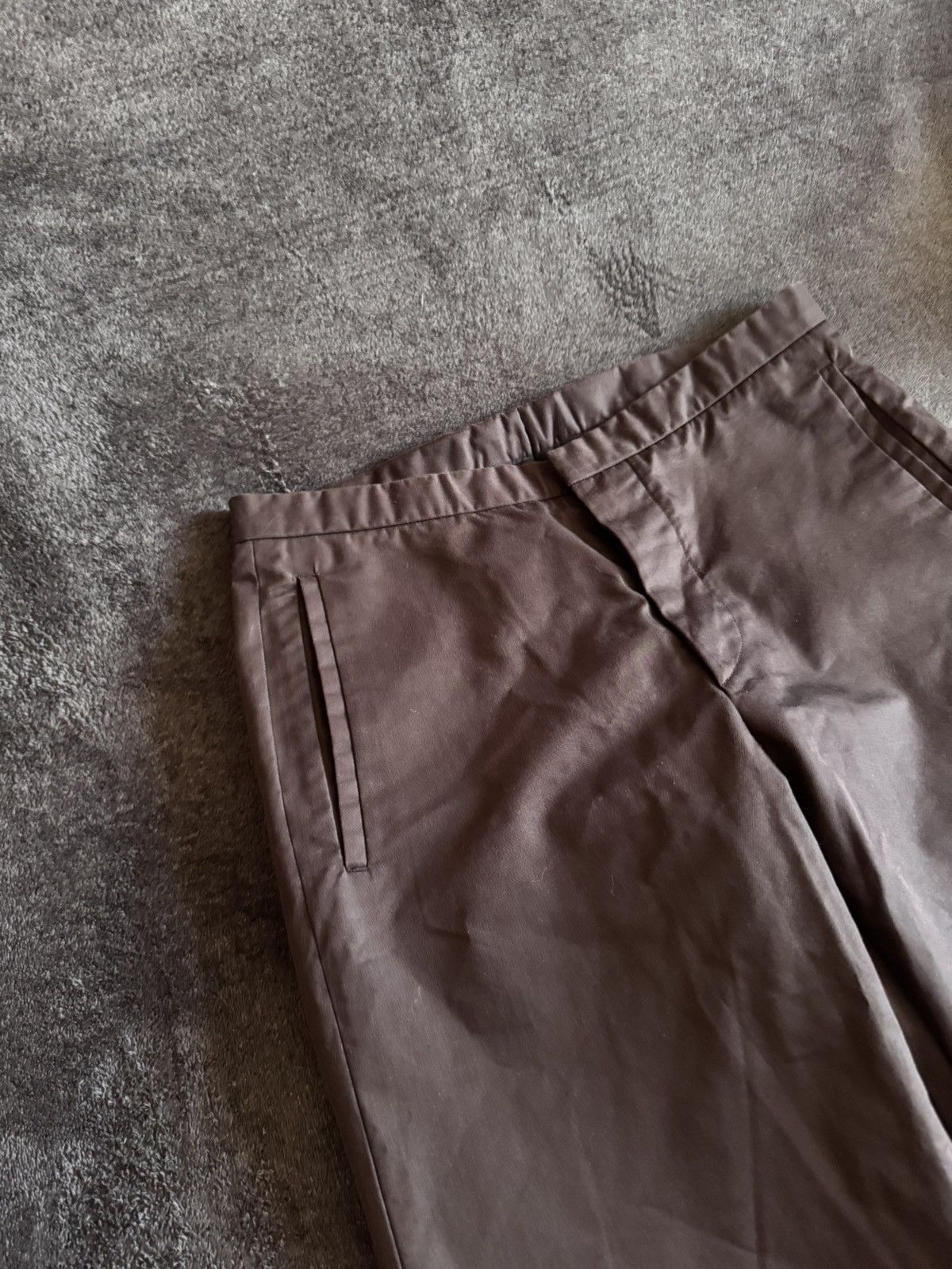 Jil Sander Jil Sander avant-garde nylon pants browne Size 28" / US 6 / IT 42 - 2 Thumbnail