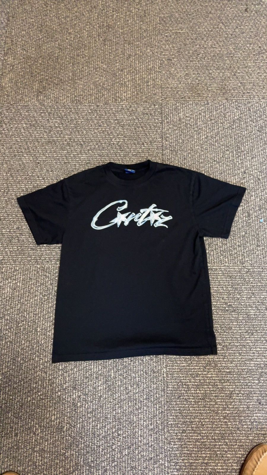 image of Corteiz Chrome Allstarz Tee “Black”, Men's (Size Small)