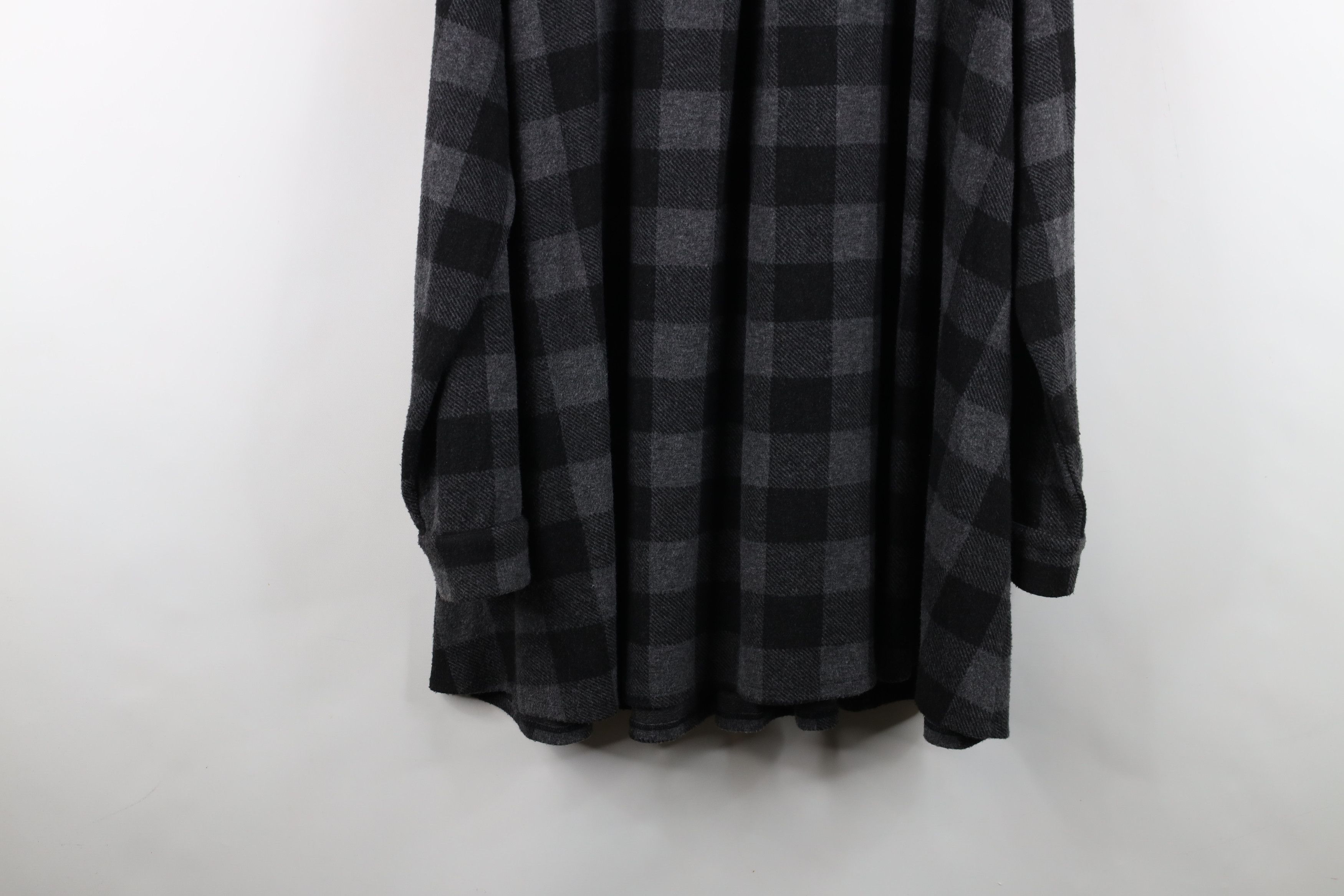 Soft Surroundings Soft Surroundings Collared Fleece Henley Tunic Sweater Plaid Size 3XL / US 20-22 - 14 Thumbnail