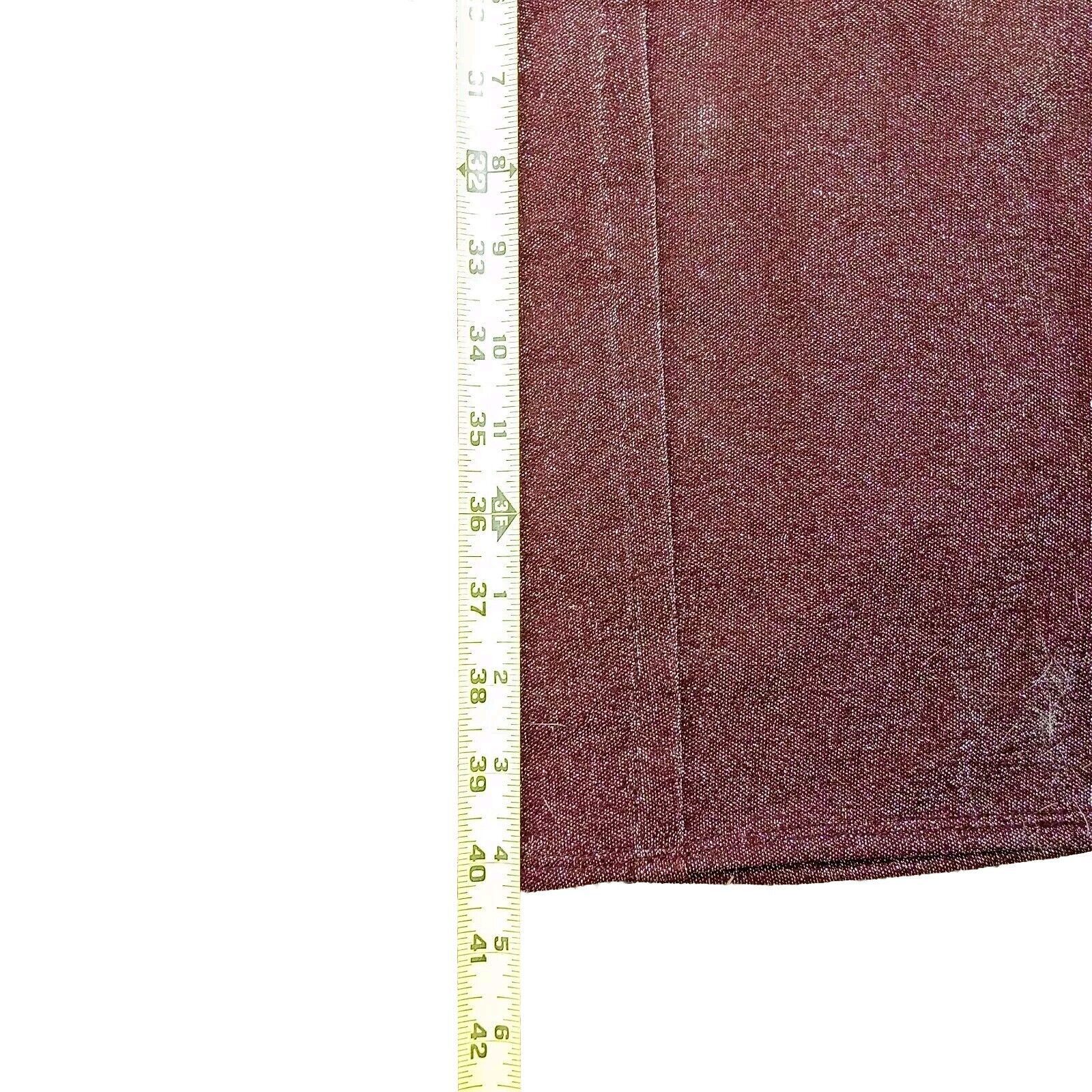 Other Lane Bryant Lurex Faux-Wrap Dress Plus 22 Cranberry Sparkle Size 3XL / US 20-22 - 17 Thumbnail
