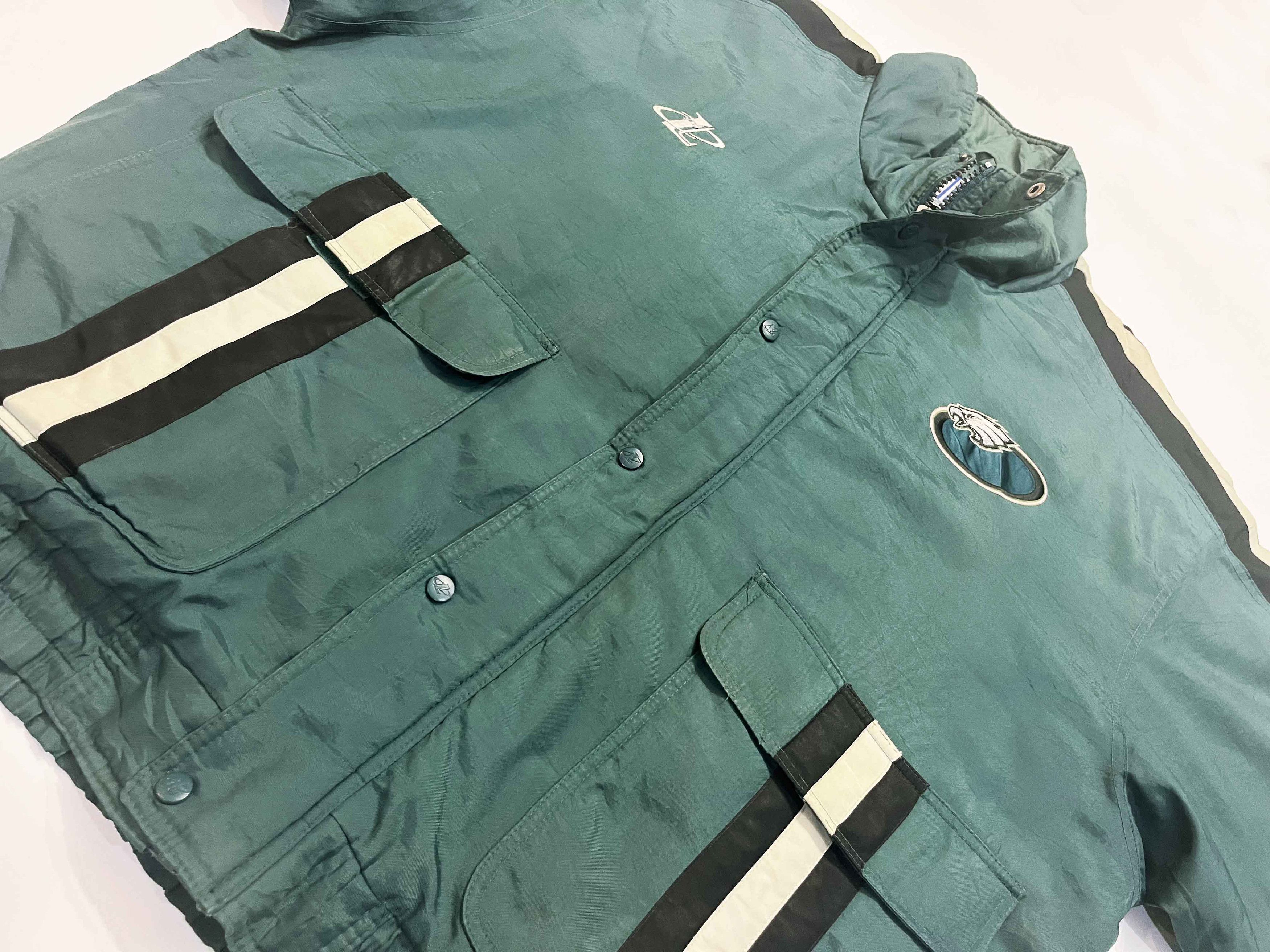 Logo Athletic Logo Athletic NFL Philadelphia Eagles Full Zip Puffer Jacket Size US XXL / EU 58 / 5 - 13 Thumbnail