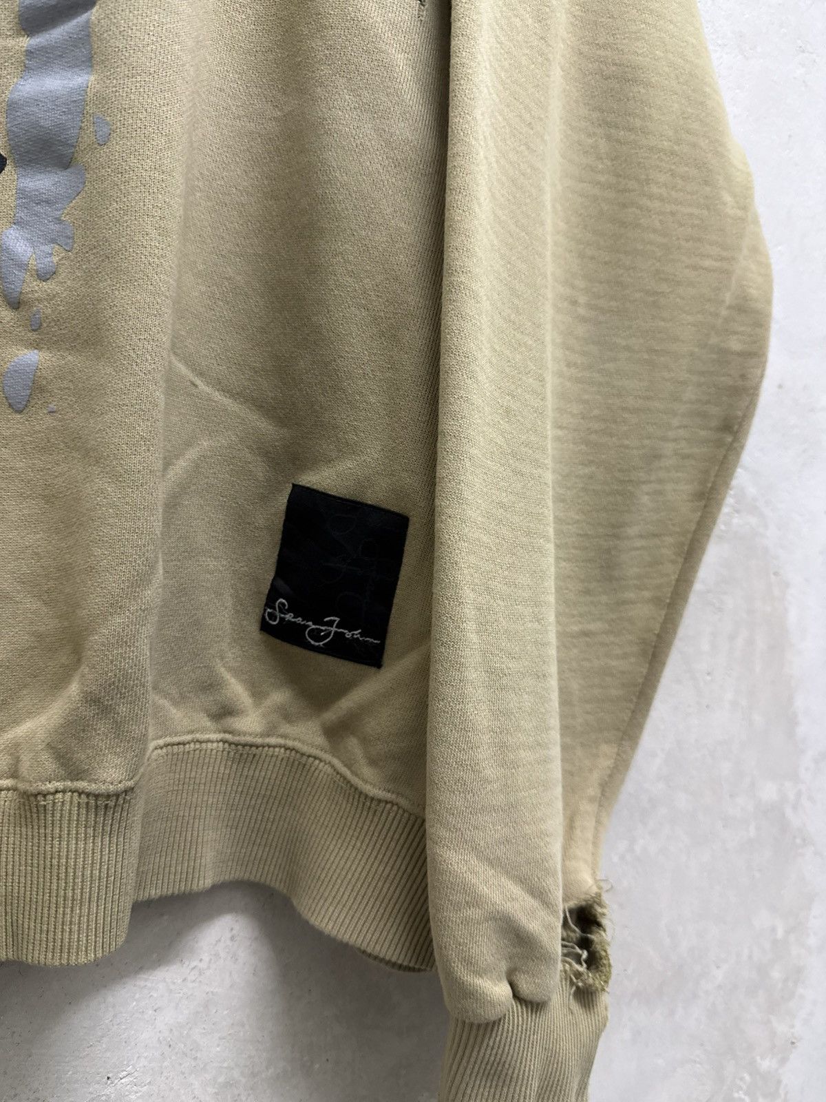 Sean John 2000s Sean John Art Big Print y2k Distressed Sweatshirt Size US L / EU 52-54 / 3 - 6 Thumbnail