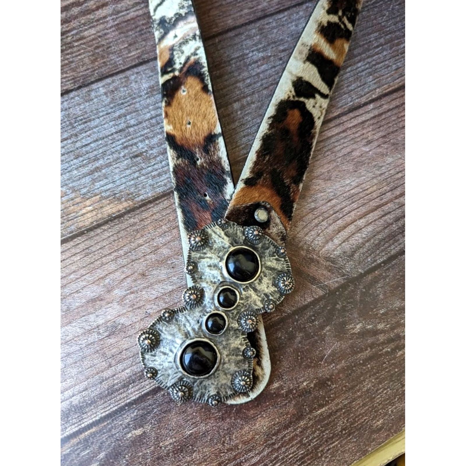 Vintage Vintage Ettore Bugatti Women's Leather Belt Size ONE SIZE - 7 Thumbnail