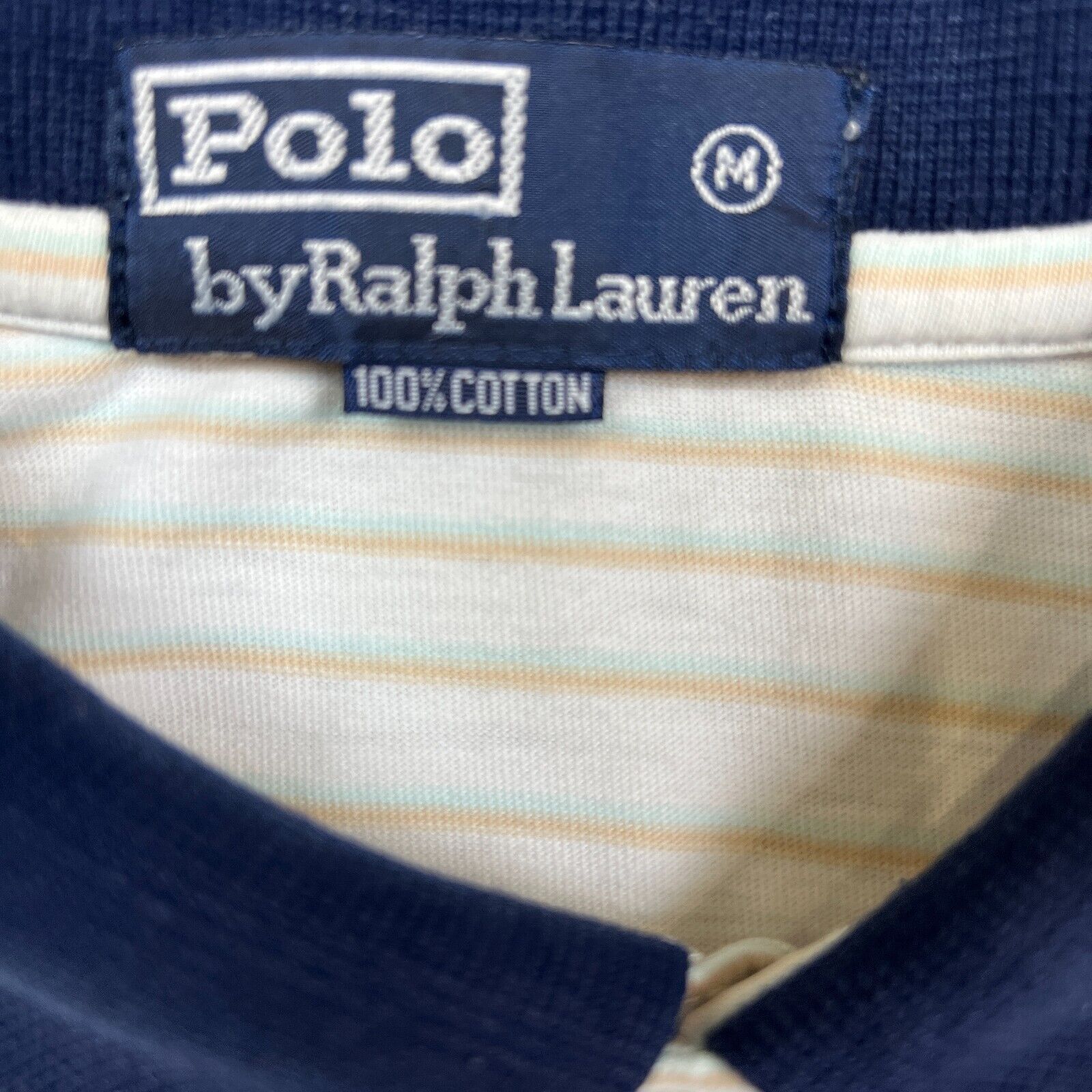 Polo Ralph Lauren VTG 90s Polo Ralph Lauren Shirt Pony Striped Short Sleeve Size US M / EU 48-50 / 2 - 8 Thumbnail
