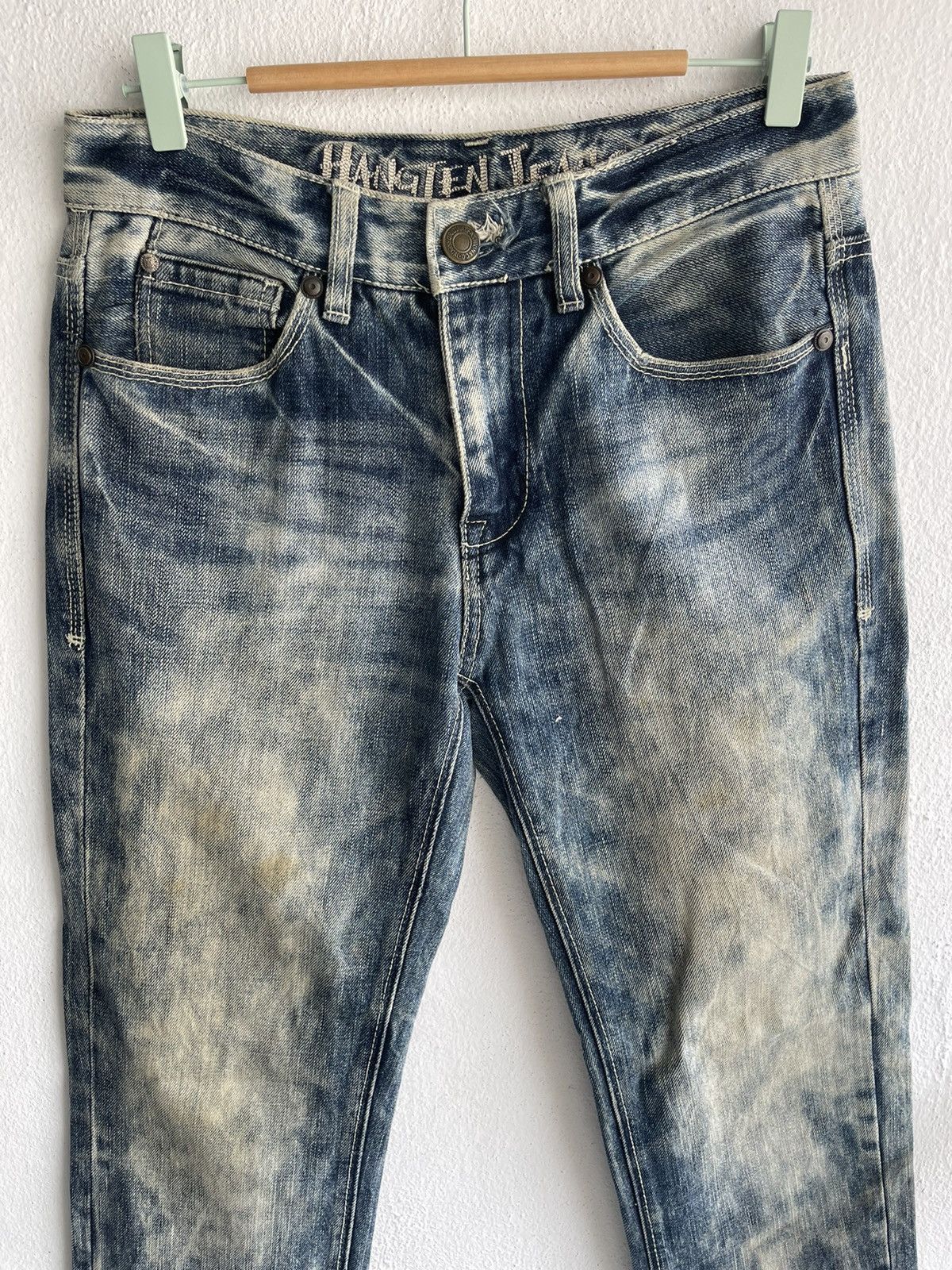 Hang Ten × Japanese Brand × Vintage Hang Ten Acid Wash Denim Straight Cut y2k style Size US 30 / EU 46 - 5 Thumbnail