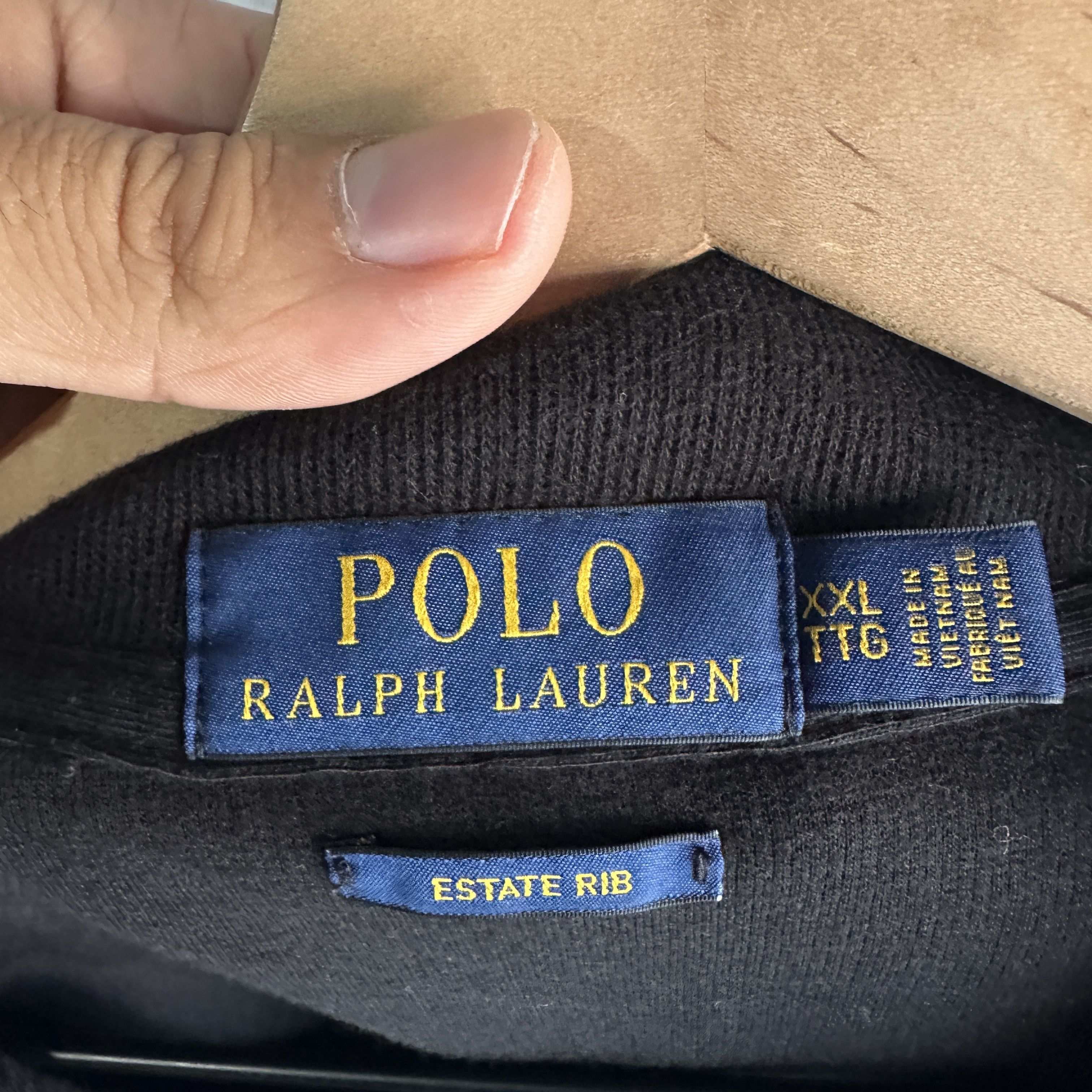 Polo Ralph Lauren Polo Ralph Lauren Quarter 1/4 Zip Sweater Mens Estate Rib Size US XXL / EU 58 / 5 - 7 Thumbnail