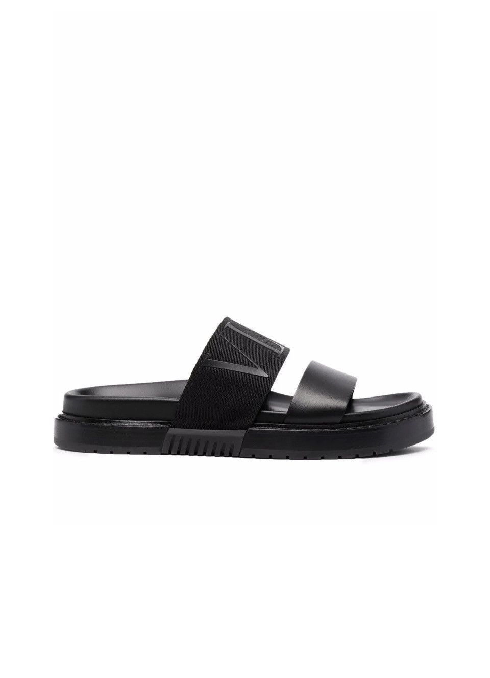 Valentino Valentino Garavani VLTN Logo Slide Sandals Size US 12 / EU 45 - 1 Thumbnail