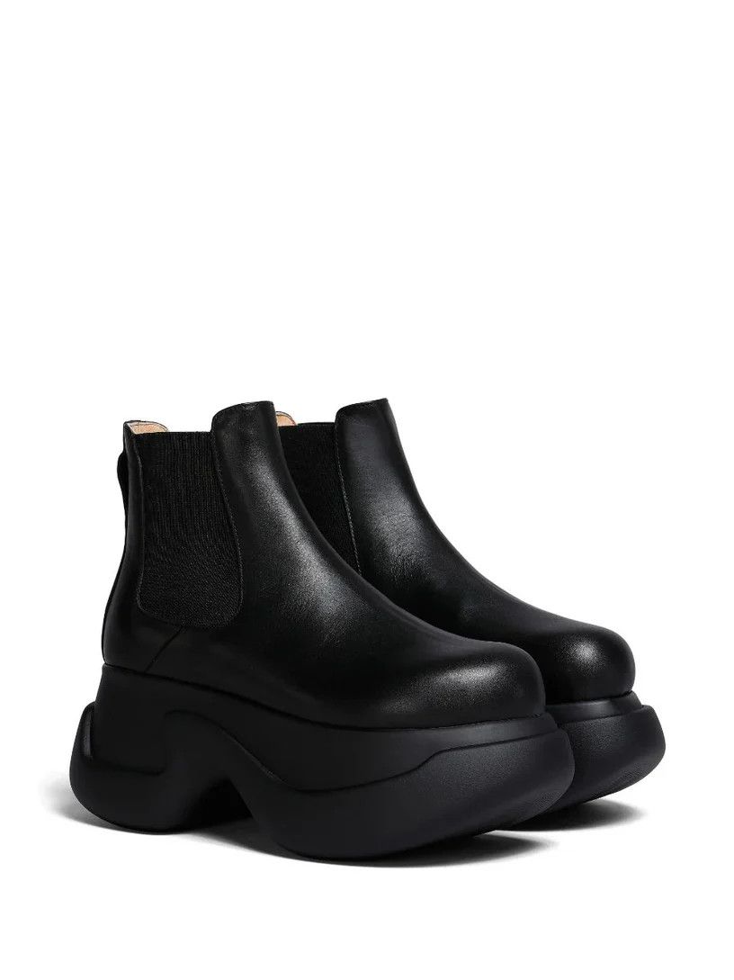Marni o1w1db10125 Aras Chelsea Boots in Black Size US 7 / IT 37 - 2 Thumbnail