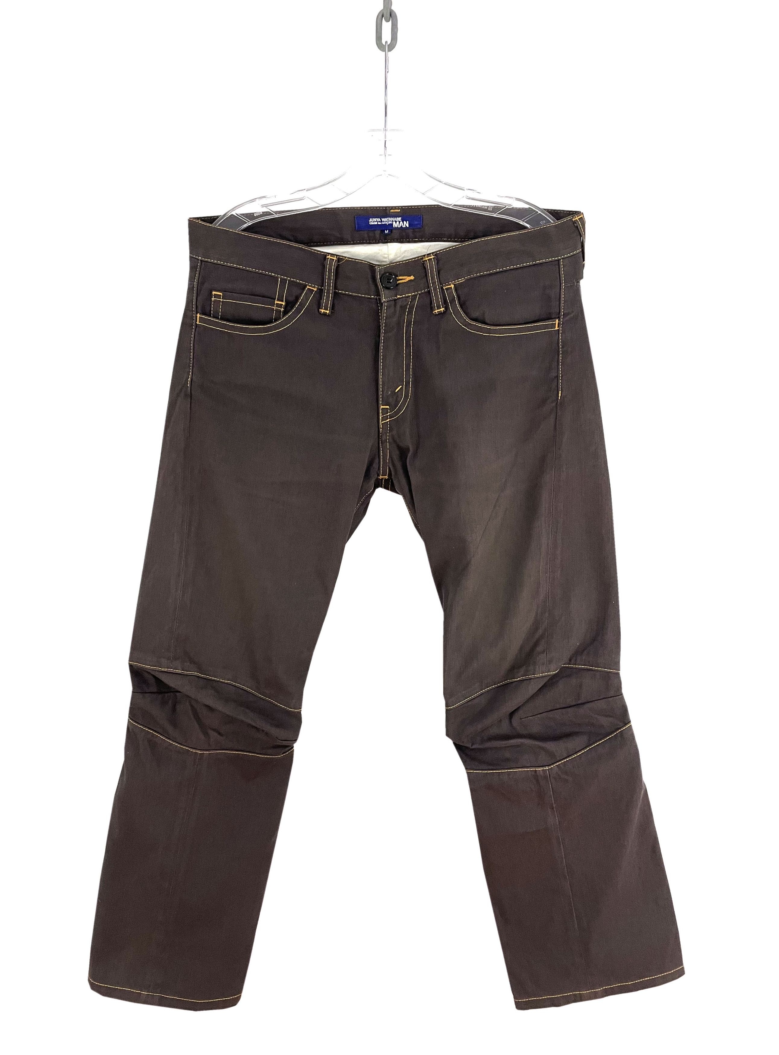 Junya Watanabe 2004 Contrast Stitch Biker Pants Size US 34 / EU 50 - 1 Thumbnail