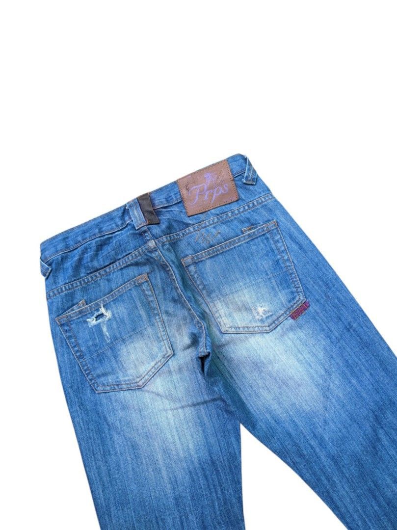 20471120 × Beauty Beast × Hysteric Glamour 👑Flare👑Japanese Flare jeans custom paints Size US 31 - 5 Thumbnail