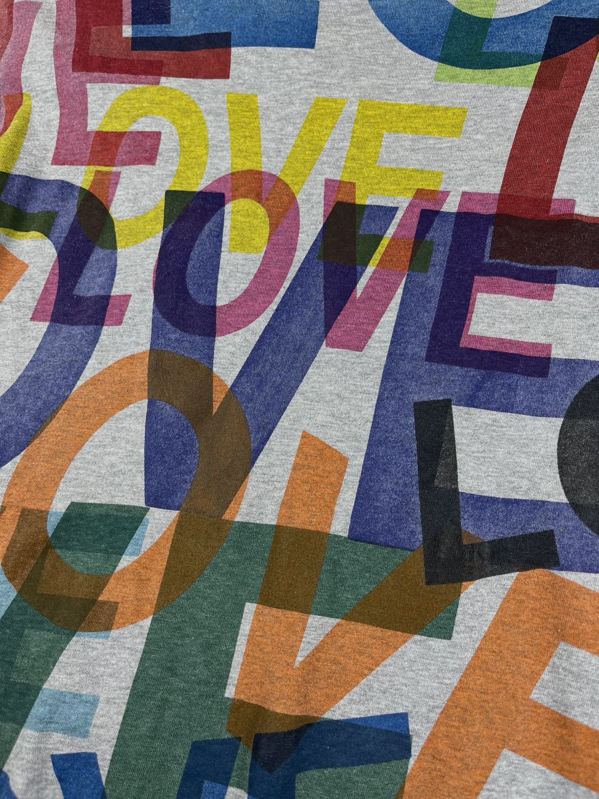 Junya Watanabe SS02 Junya Watanabe Love Rainbow Poem Print Tshirt Size US M / EU 48-50 / 2 - 3 Thumbnail