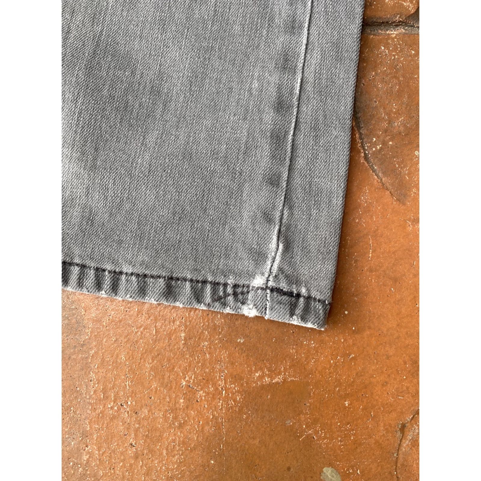 Nudie Jeans Nudie Jeans Slim Jim Denim Jeans Grey Black Men’s 29x32 Slim Straight Denim Jeans Mens 29 Gray Regular 31 Inseam City Vintage No Size US 29 - 5 Thumbnail
