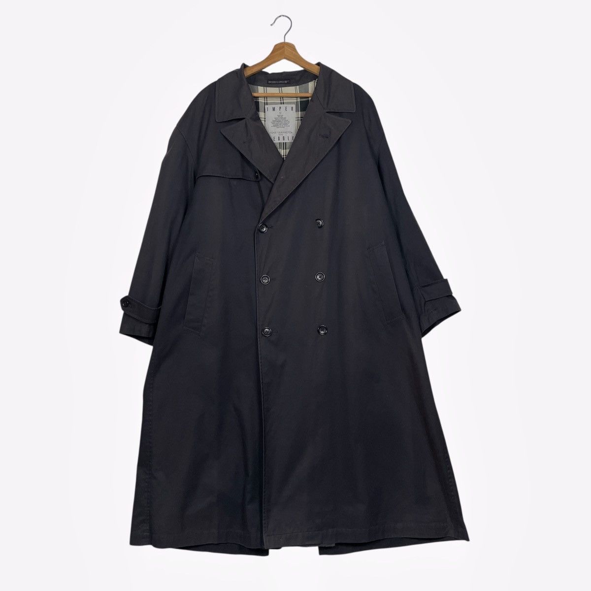 Yohji Yamamoto Yohji Yamamoto Homme Imper Meable Double Breasted Coat Size US M / EU 48-50 / 2 - 1 Thumbnail