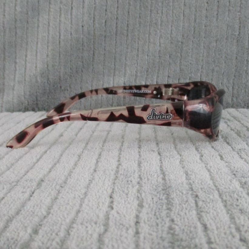 Other New Divine Eyewear Nyx Pink Tort/Smoke Sunglasses NWT Size ONE SIZE - 5 Thumbnail