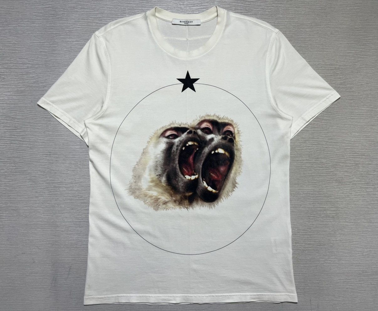Givenchy Givenchy - Riccardo Tisci - Monkey Brothers T-Shirt Size US L / EU 52-54 / 3 - 1 Thumbnail