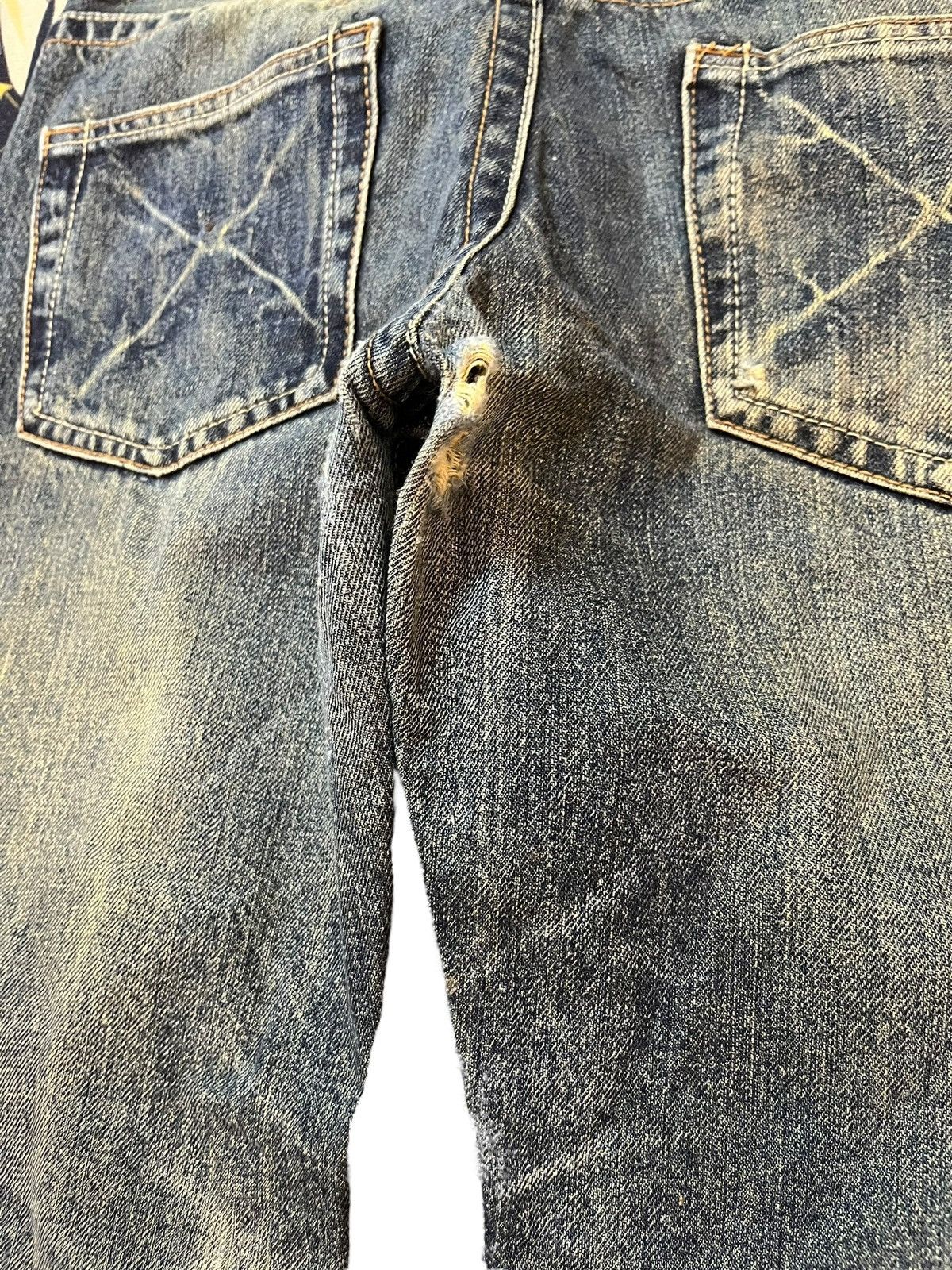 Hysteric Glamour Vintage Root Three Flare Mudwash Honeycomb Denim Size US 32 / EU 48 - 7 Thumbnail