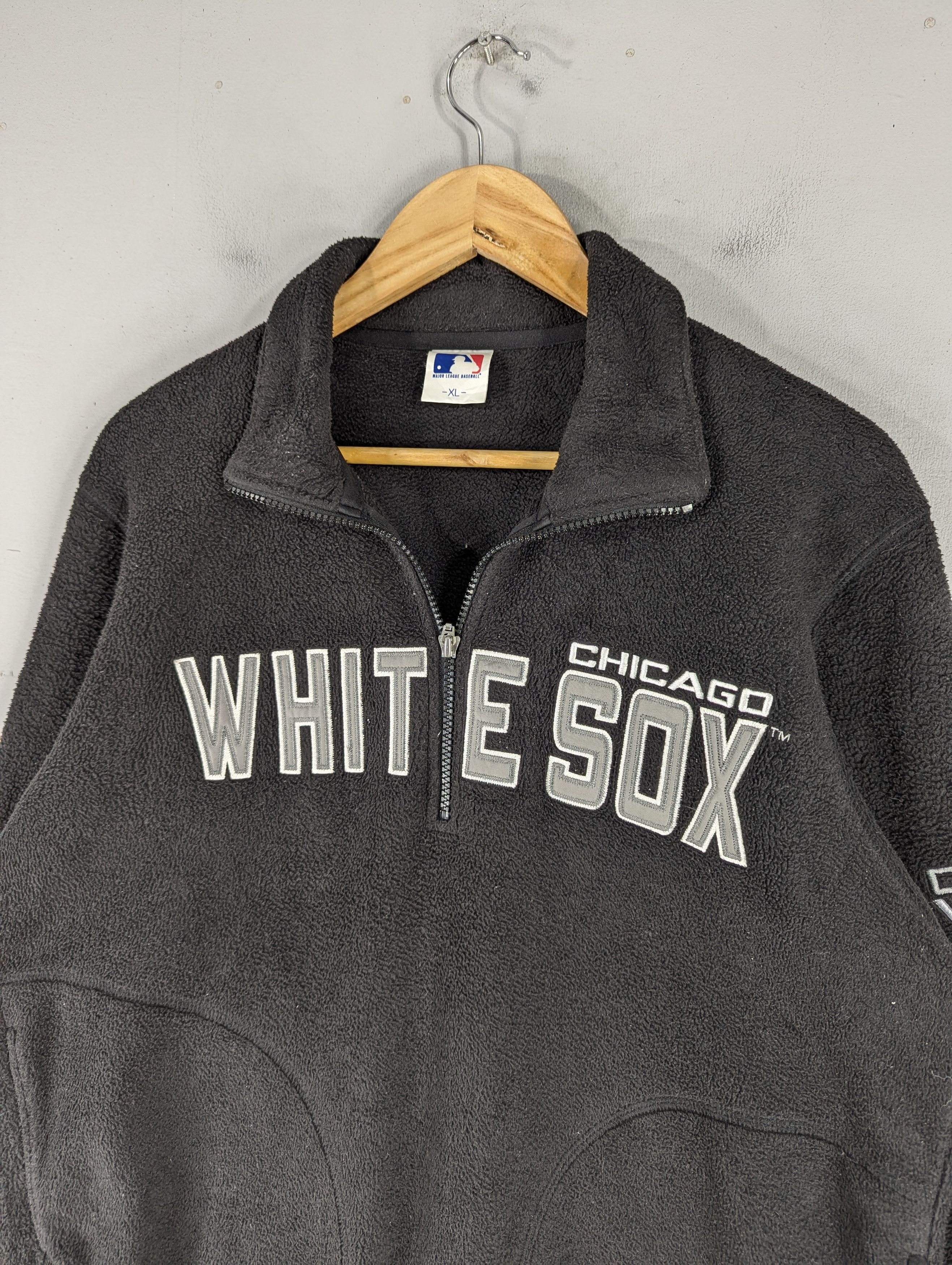 MLB MLB Chicago White Sox X Uniqlo Halfzip Fleece Jacket Size US L / EU 52-54 / 3 - 5 Thumbnail