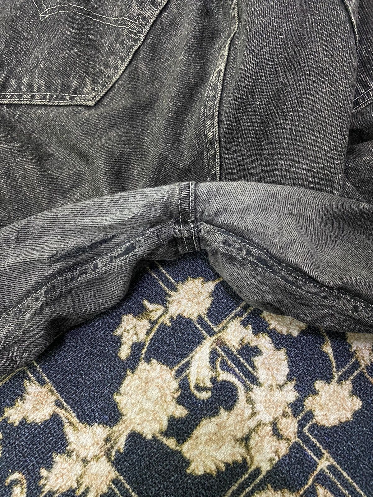 Levi's 90s Levis Silver Tab Baggy Grey Washed Tapered Legs Size US 36 / EU 52 - 15 Thumbnail