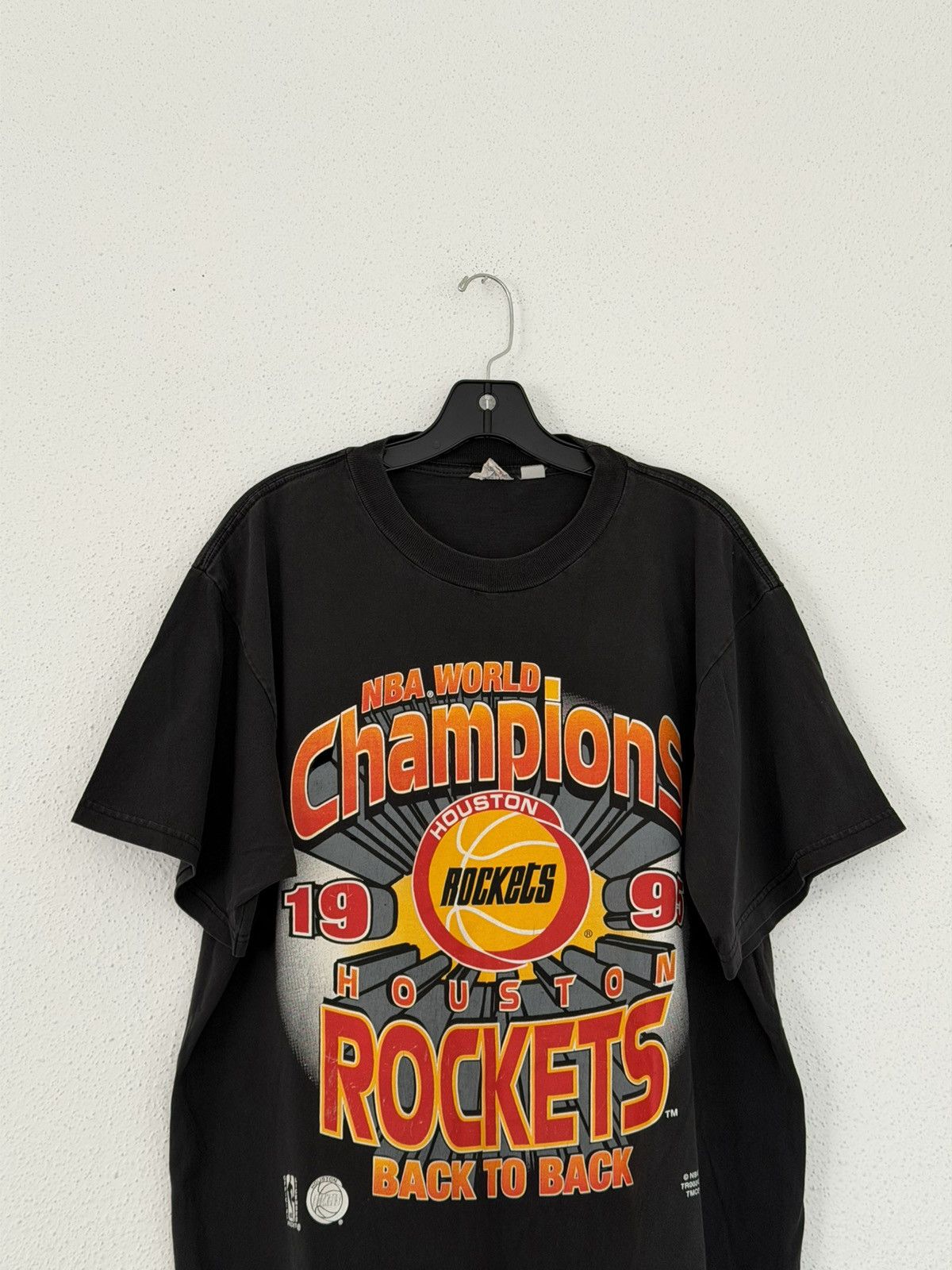 NBA Vintage Houston Rockets 1995 NBA World Champions Back 2 Back Size US XL / EU 56 / 4 - 2 Thumbnail