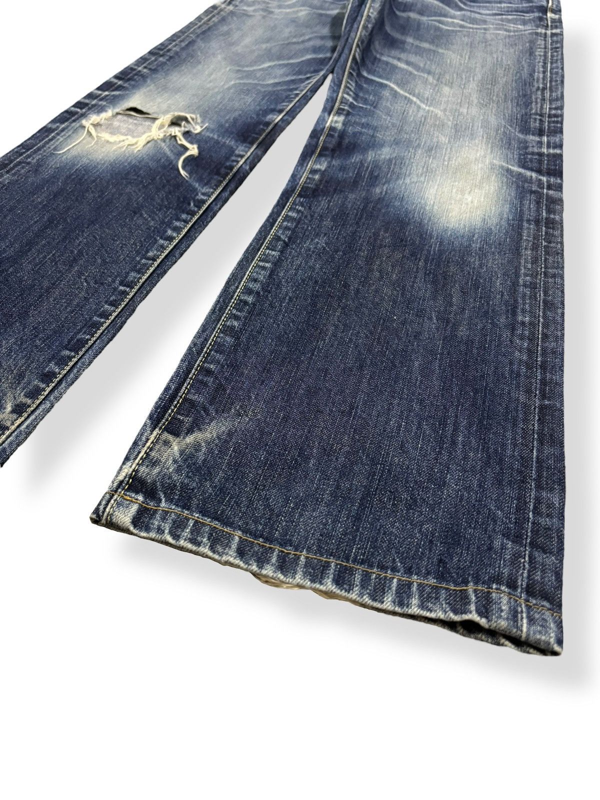 Undercover × Uniqlo Vintage Uniqlo S002 Regular Straight Distressed Grunge Jeans Size US 30 / EU 46 - 8 Thumbnail