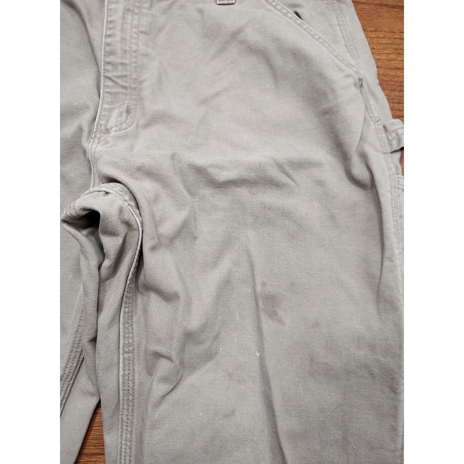 Carhartt VINTAGE Carhartt Pants Carpenter Canvas Brown 36x32 Men Regular Straight Work Pants 90s Grunge USA Size US 36 / EU 52 - 6 Thumbnail