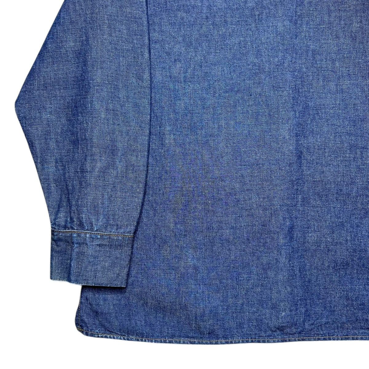 Levi's 1970s Levi’s Orange Tab Denim Button Up Long Sleeve Shirt Size US XL / EU 56 / 4 - 19 Thumbnail