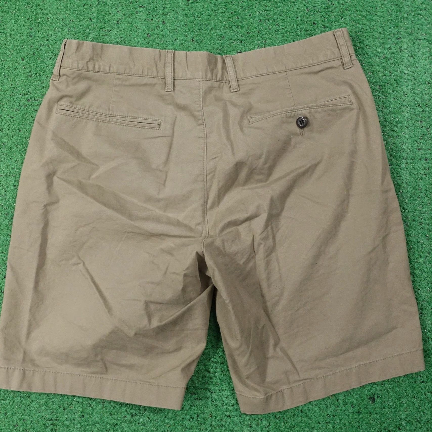 J.Crew J.CREW Shorts Mens 31 Green Chino Flat Front Stretch 9 Inseam Casual Summer pants not included Size US 31 - 3 Thumbnail