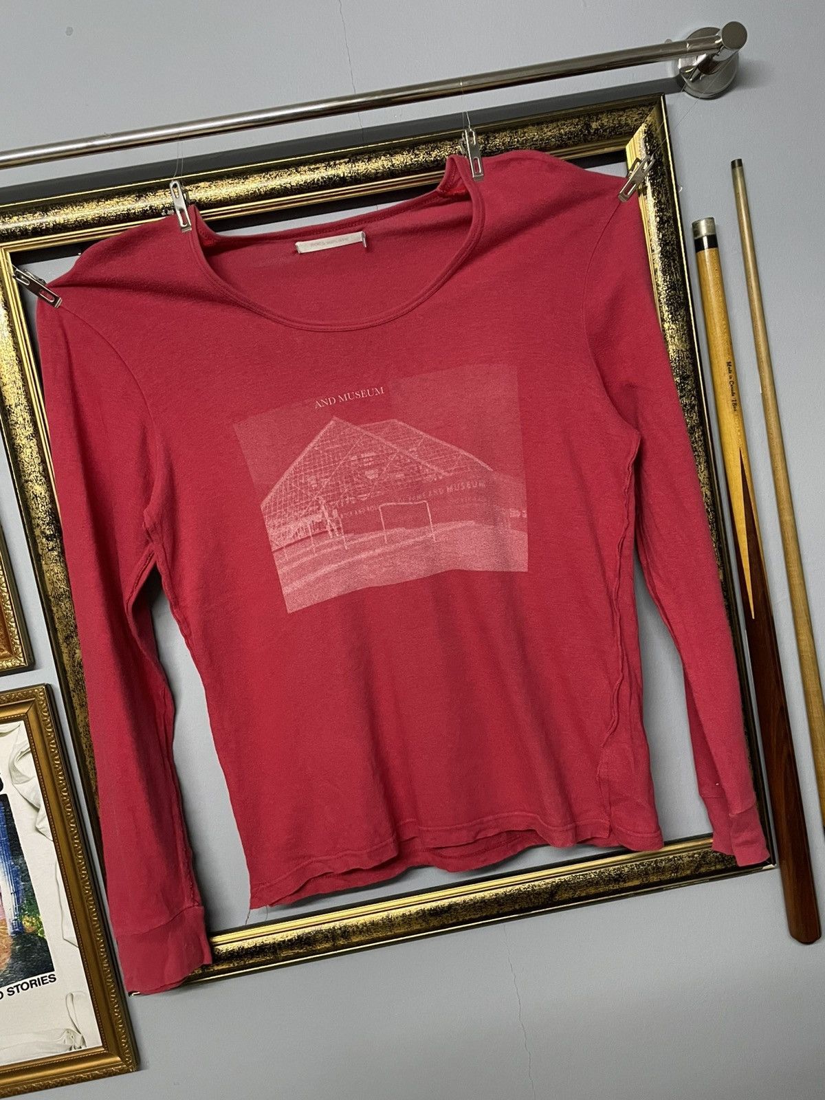 Japanese Brand Vintage 1990s Japan Phono By Parasitic Art Museum Longsleeve Size US M / EU 48-50 / 2 - 2 Thumbnail