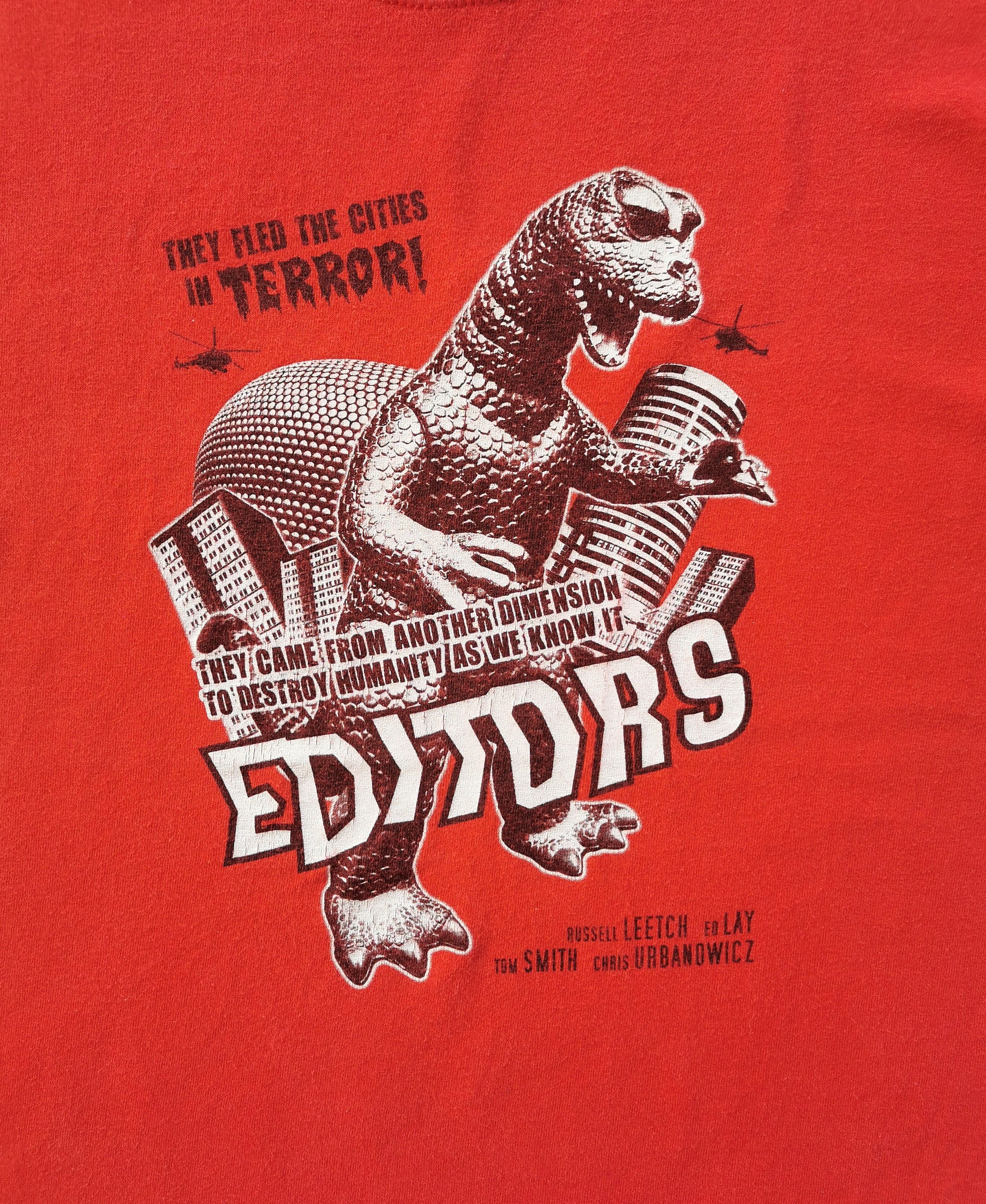 Band Tees Vintage Editors Band Tshirt Size US L / EU 52-54 / 3 - 2 Thumbnail
