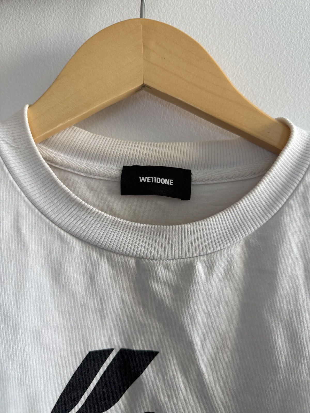 WE11DONE WE11DONE classic tee white Size US M / EU 48-50 / 2 - 3 Thumbnail