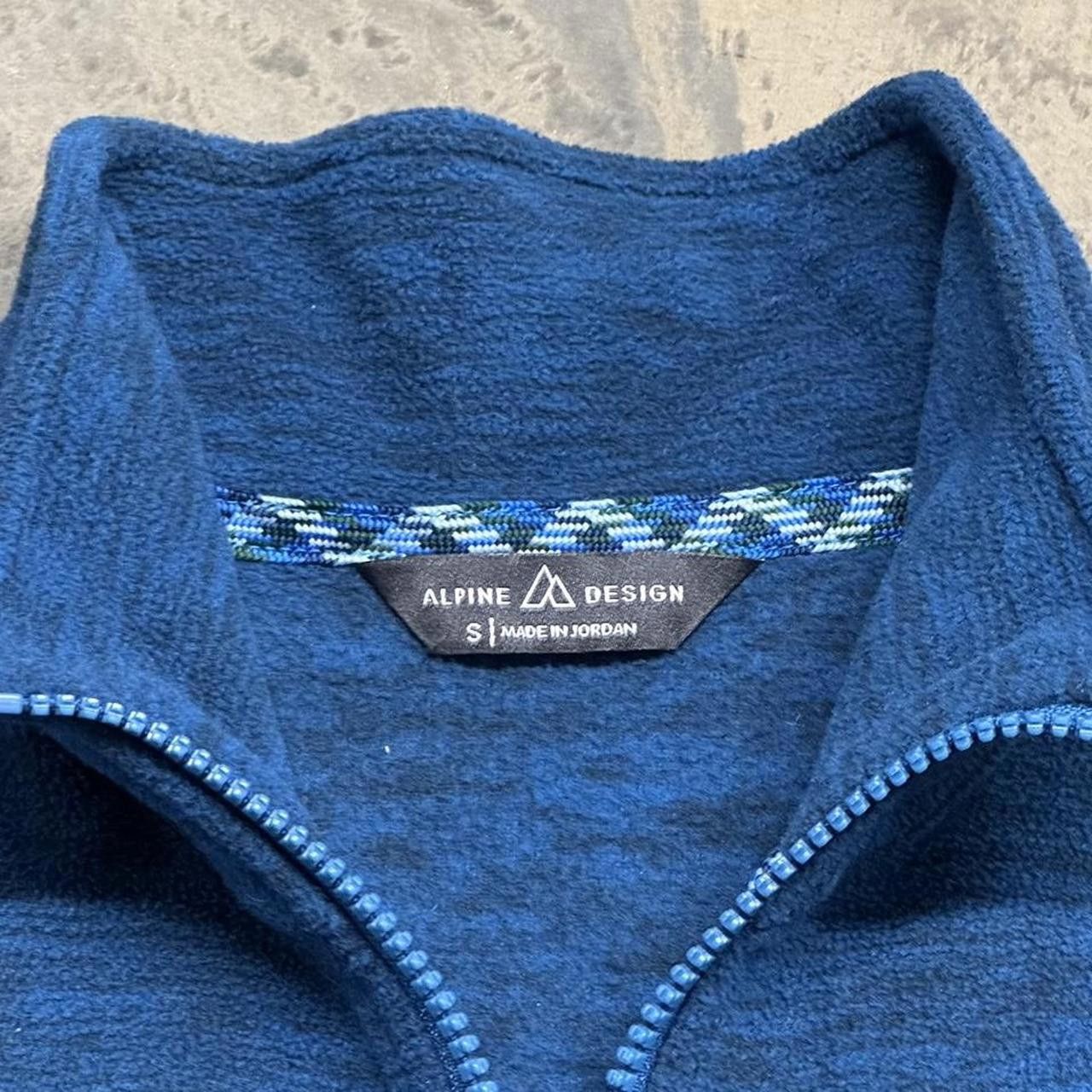 Japanese Brand × Vintage VTG Y2K Alpine Design Zip Up Fleece Vest Size US S / EU 44-46 / 1 - 5 Thumbnail