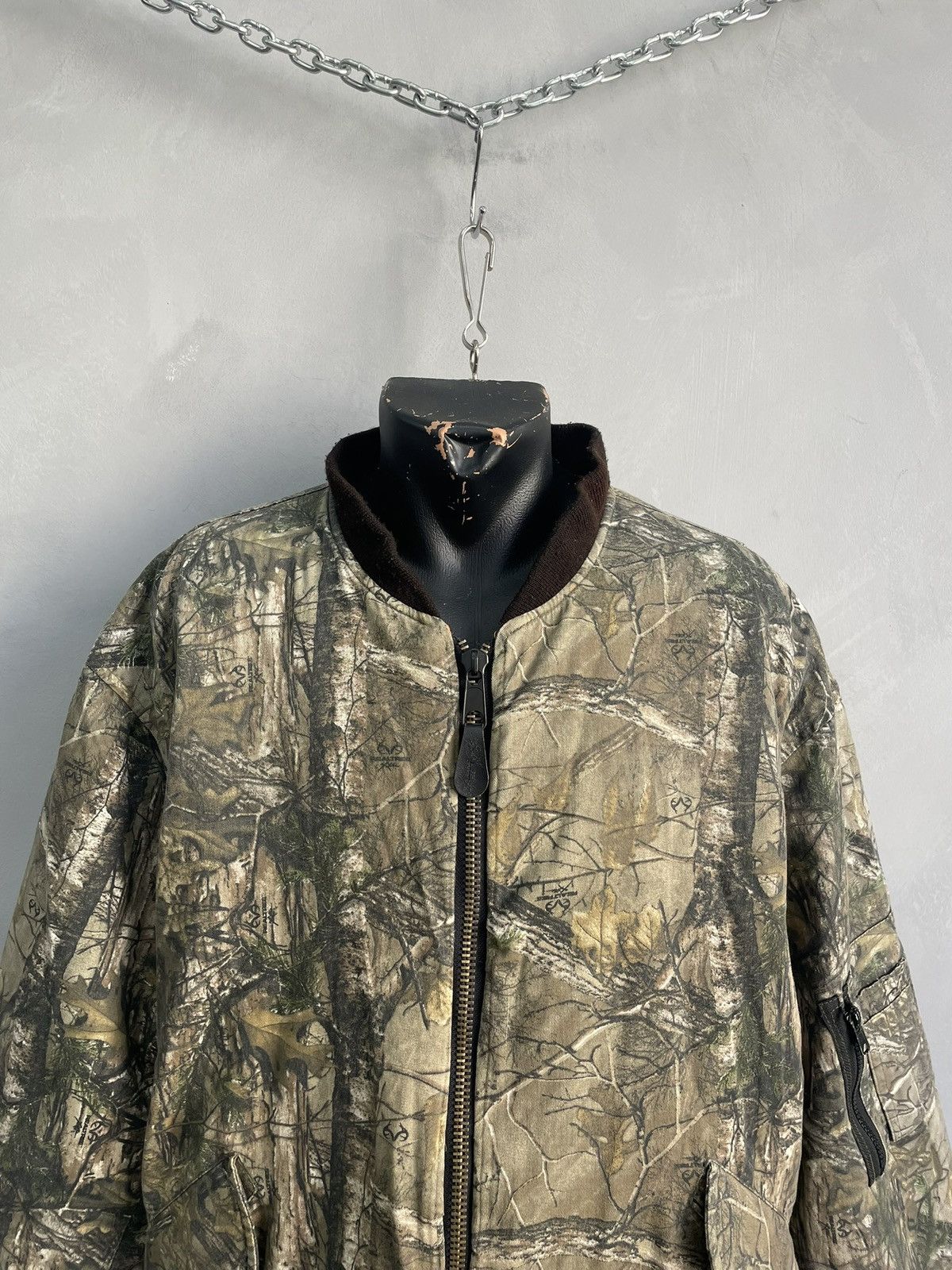 Realtree Camo oversized bomber jacket ma 1 real tree balenciaga style Size US XXL / EU 58 / 5 - 2 Thumbnail