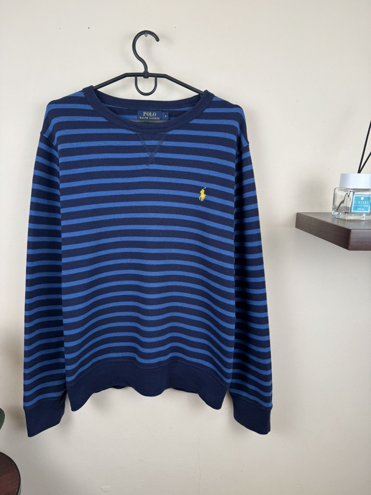Polo Ralph Lauren Ralph Lauren Sweater Knitwear Sweatshirt M Striped Blue Size US M / EU 48-50 / 2 - 5 Thumbnail