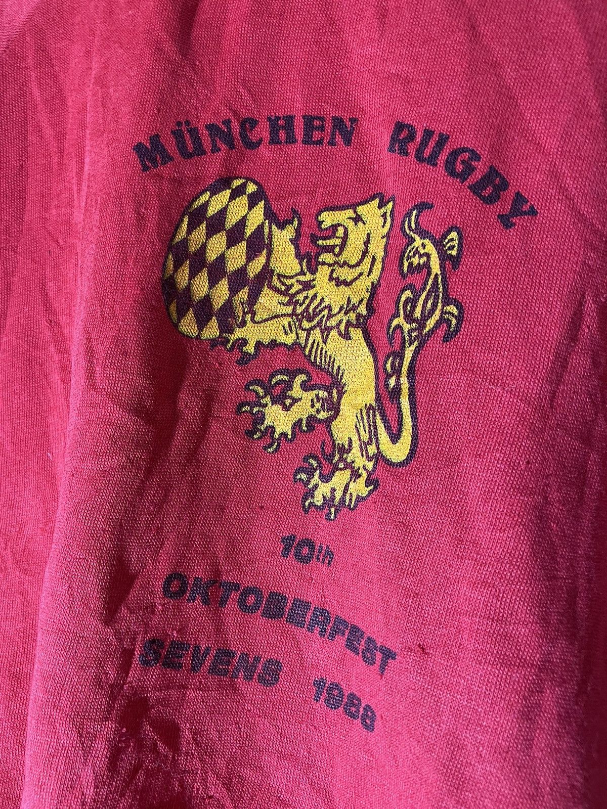 Vintage Munich Rugby 1988 very rare sweatshirt Size US L / EU 52-54 / 3 - 9 Thumbnail