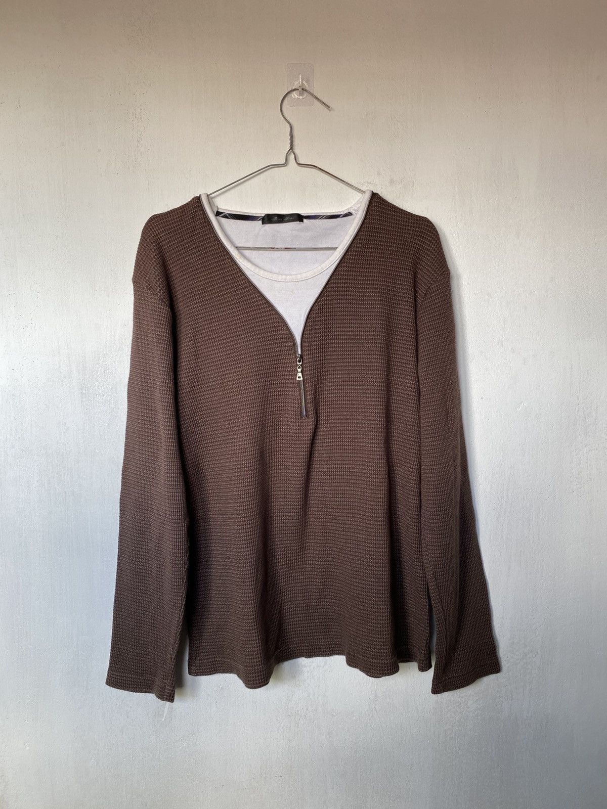 Beauty Beast × If Six Was Nine × Japanese Brand Nota Bene Double Layer Longsleeve Lgb Style Size US L / EU 52-54 / 3 - 1 Thumbnail