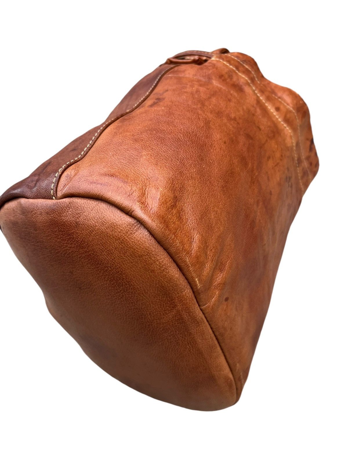 Leather Trashed Genten Japan Distress Patina Leather Bag Bucket Size ONE SIZE - 15 Thumbnail