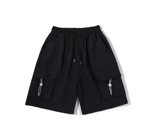 21SS Indigo Union Japan Black Functional Worker Shorts