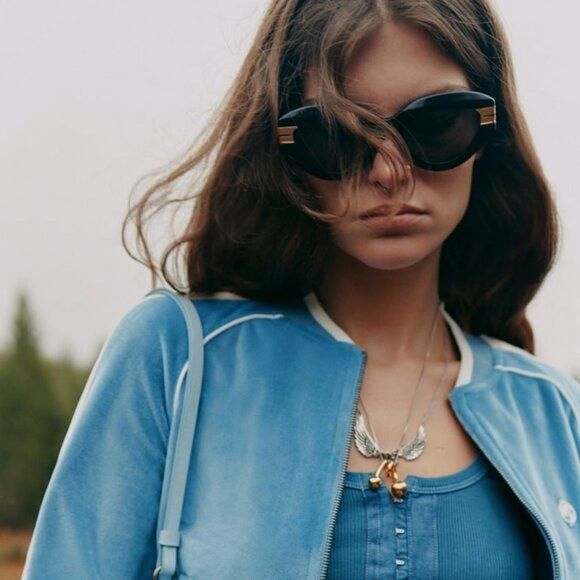 Palm Angels Palm Angels PERI10F MIRACLE 6055 Sunglasses Havana Cat Eye Size ONE SIZE - 6 Thumbnail