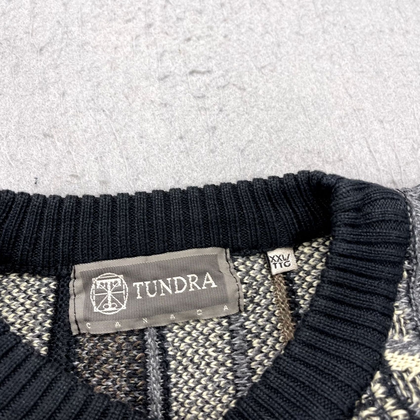 Vintage VINTAGE Tundra Sweater Mens 2XL 2XL Beige Cowogi? (Note: Original title must be used; no external additions) Size US XXL / EU 58 / 5 - 5 Thumbnail