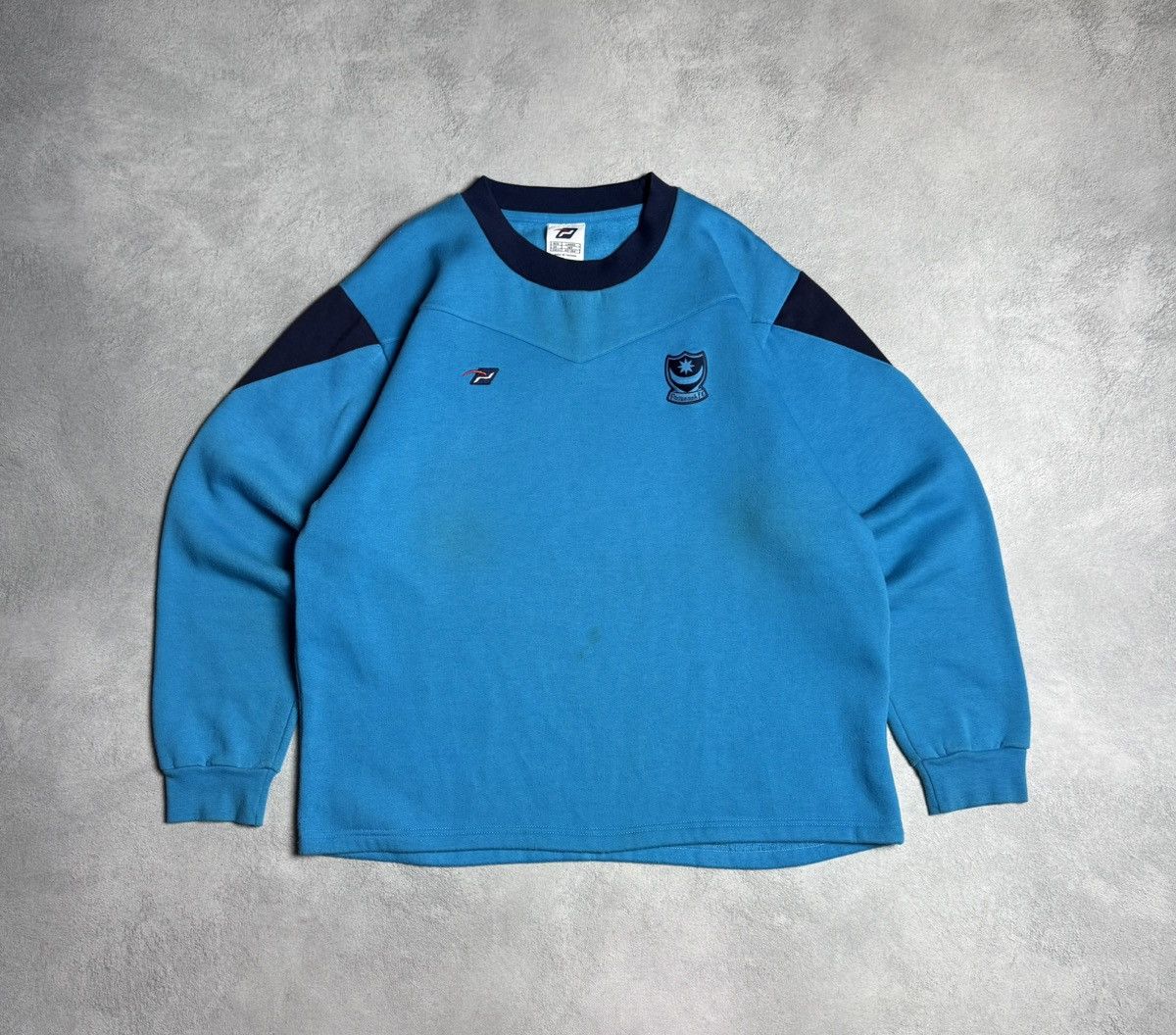 Vintage Portsmouth 2002 2003 Training Football Soccer Sweatshirt Size US L / EU 52-54 / 3 - 1 Thumbnail