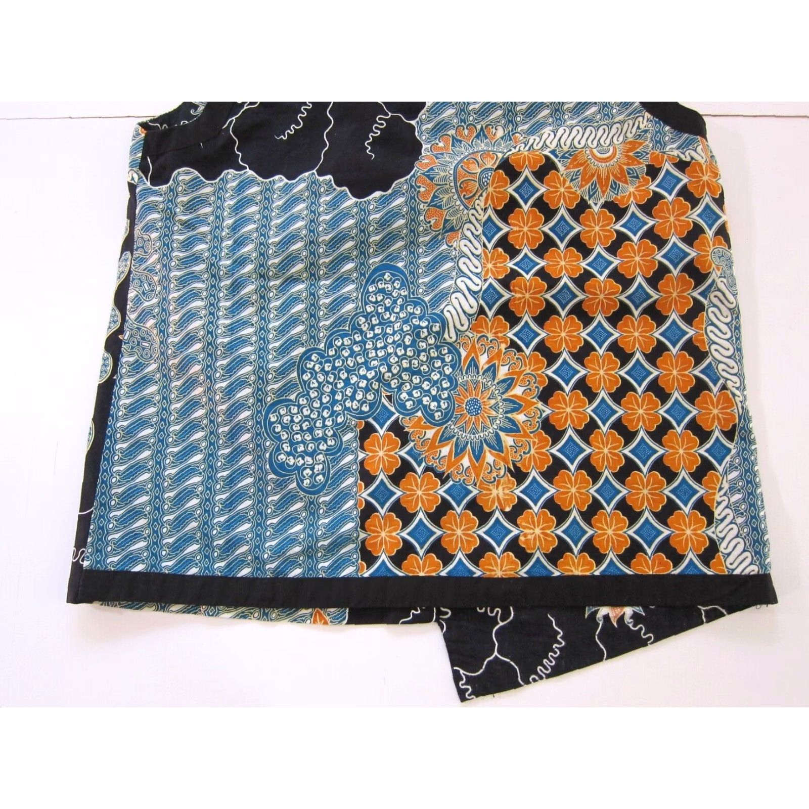 Vintage Kasigit Collection Blouse Women Large Sleeveless Black Size L 100% Cotton Tunic Size L / US 10 / IT 46 - 4 Thumbnail