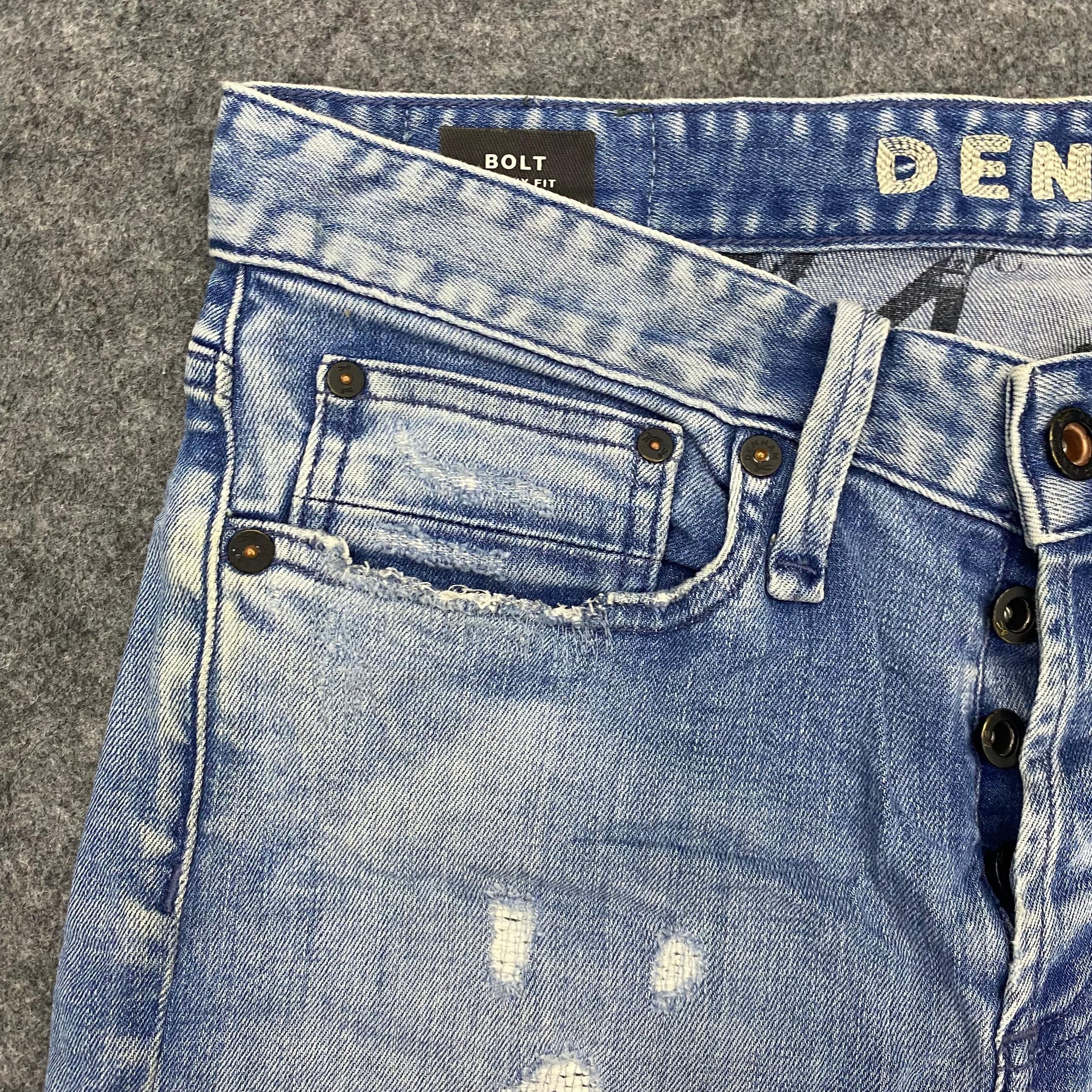 DENHAM 💥Best Offer💥Denham Slim Fit Distressed Denim Size US 31 - 9 Thumbnail