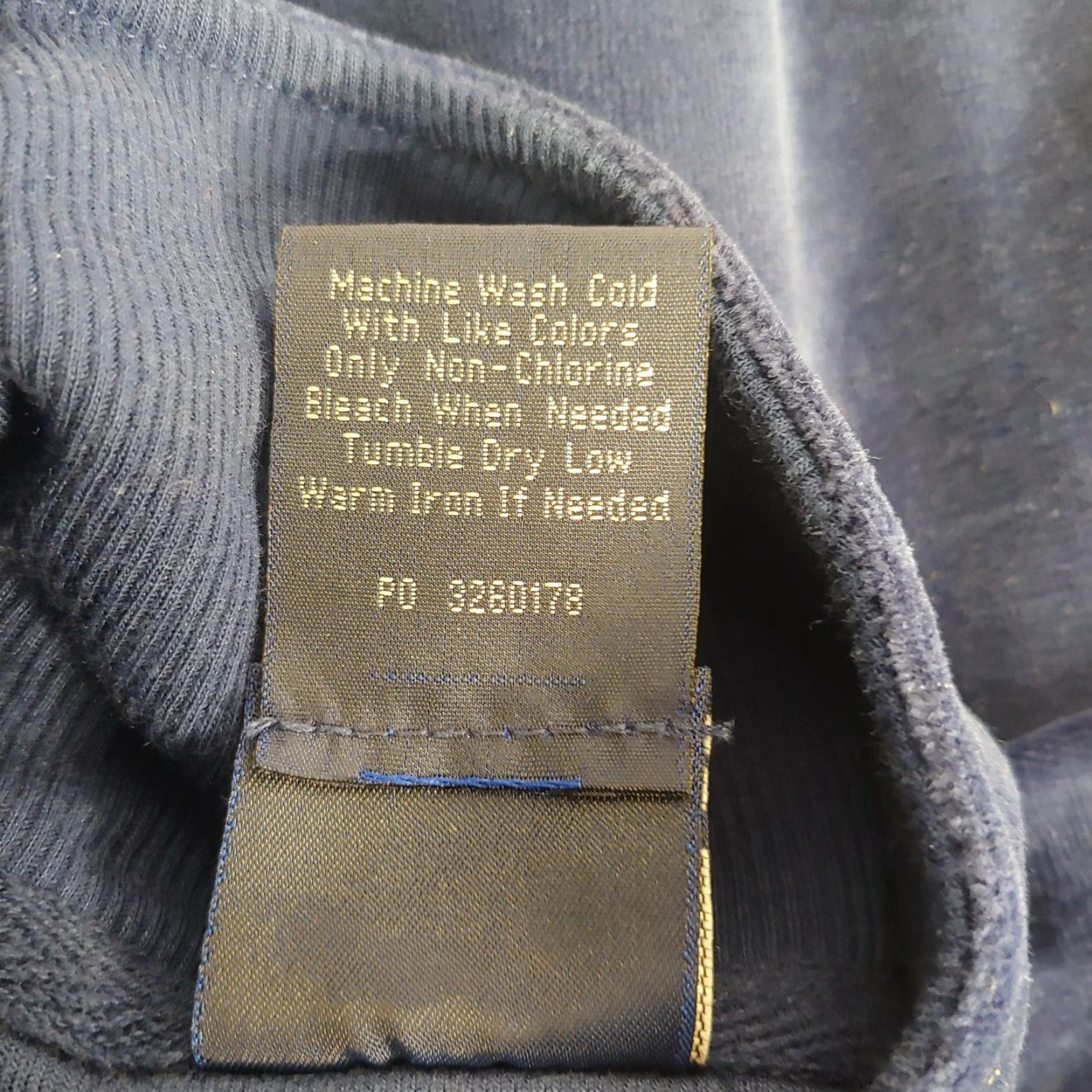 Blair VINTAGE John Blair Sweatshirt Large Blue Velour Jacket Retro Full Zip Grandpacore Mens Size US L / EU 52-54 / 3 - 6 Thumbnail