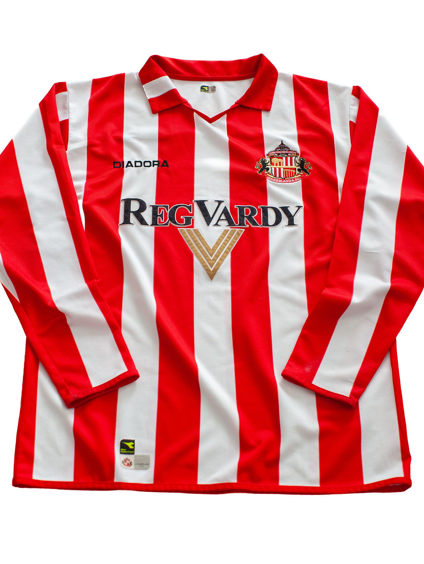 Sunderland Diadora 2004-2005 Vintage Long Sleeve Shirt