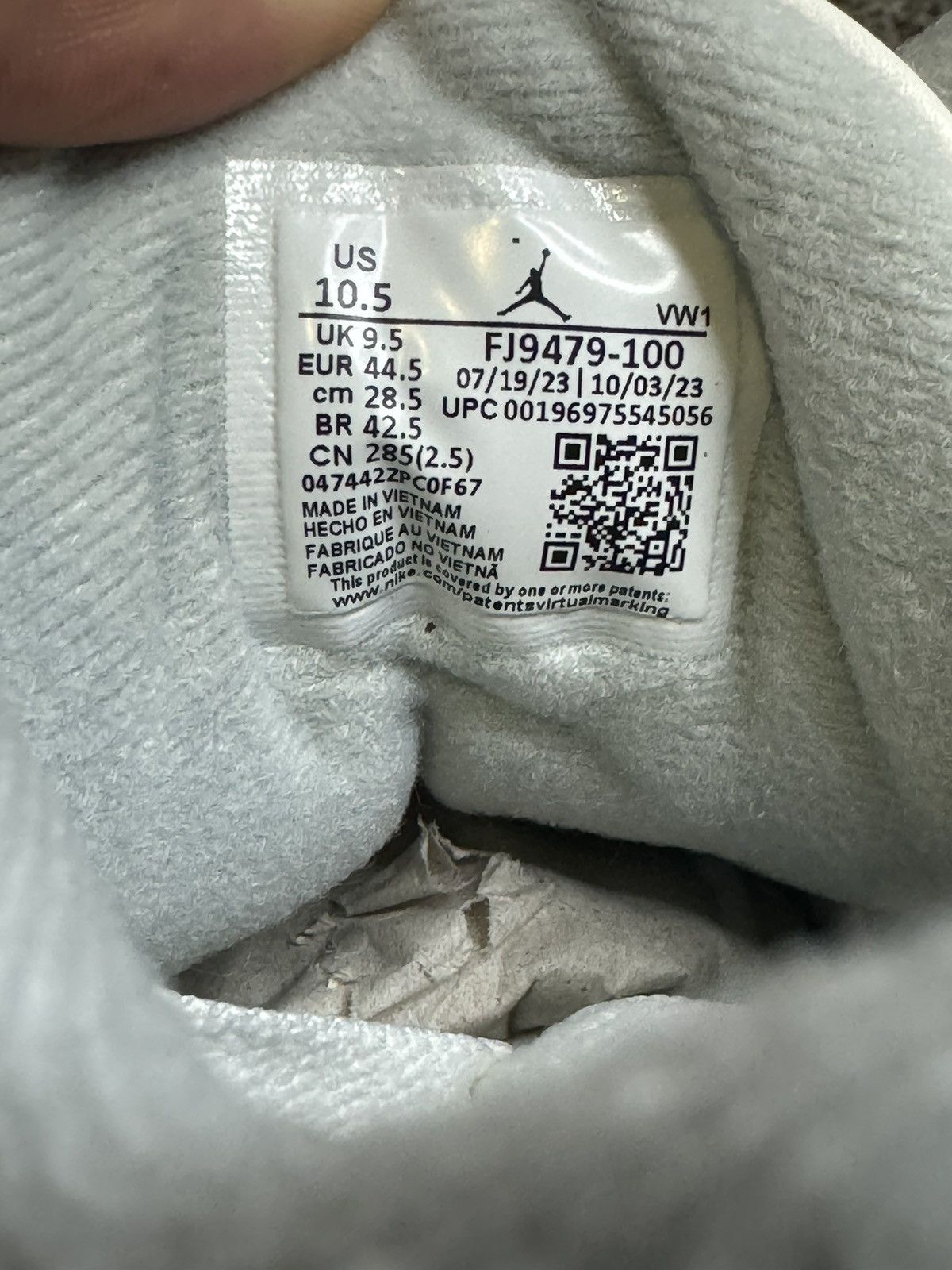 Jordan Brand × Nike Jordan 3 Craft Ivory Size US 10.5 / EU 43-44 - 5 Thumbnail