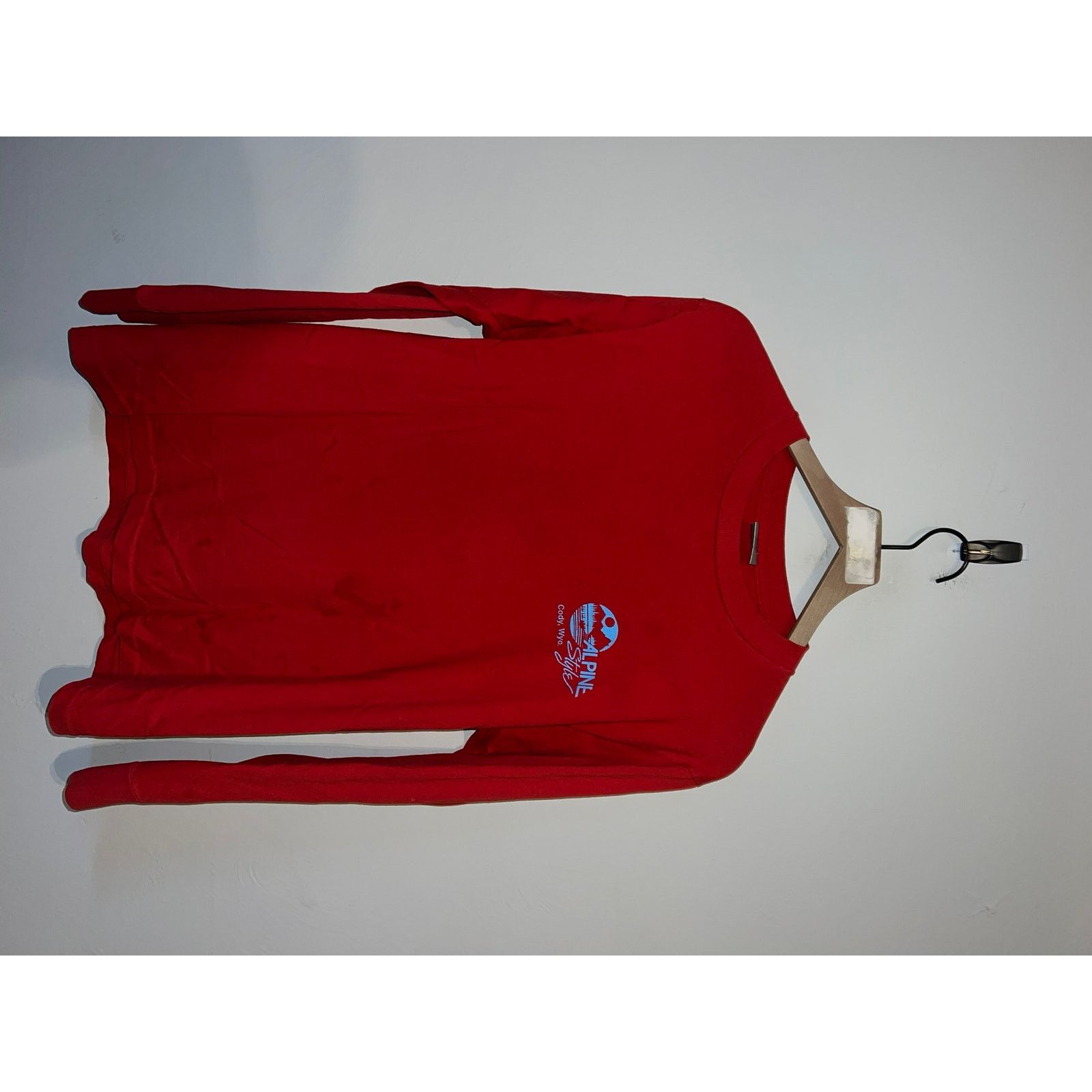 Vintage Vintage Ski Shirt Alpine Style Powder Republic Skiing Tee M Size US M / EU 48-50 / 2 - 2 Thumbnail