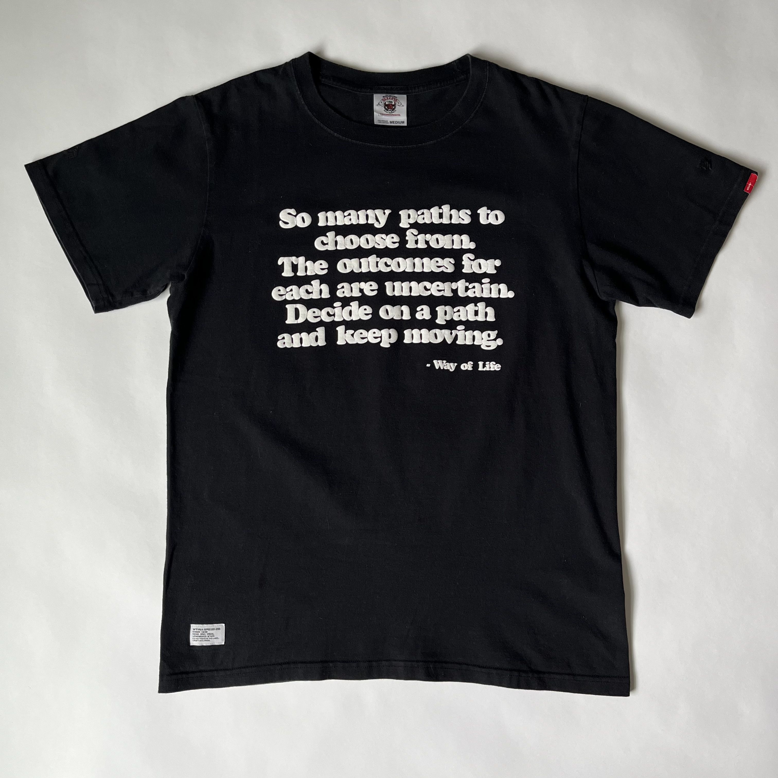 Wtaps AW01 Paths to Choose From Tee Size US M / EU 48-50 / 2 - 1 Thumbnail